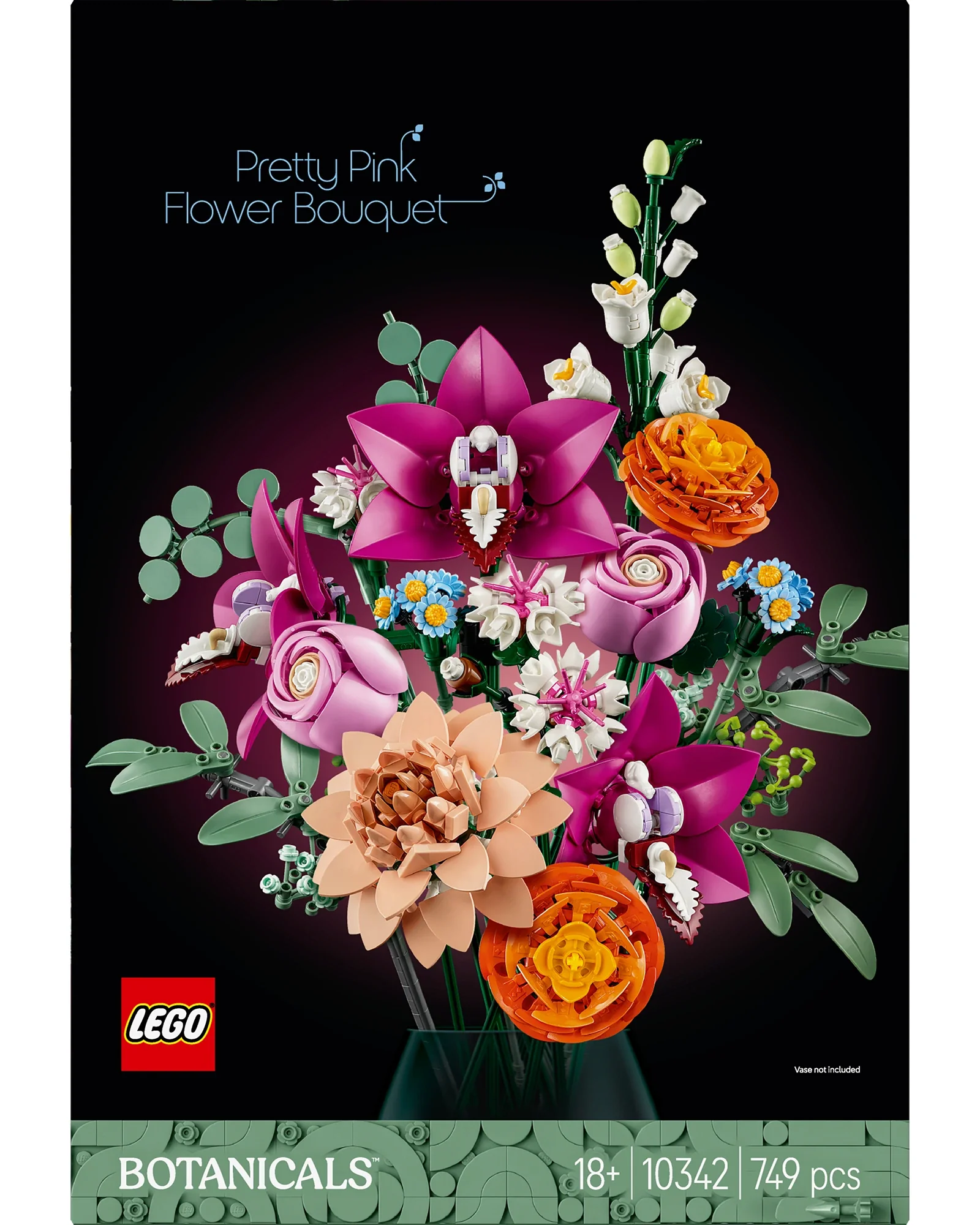 10342 Pretty Pink Flower Bouquet - Image 2