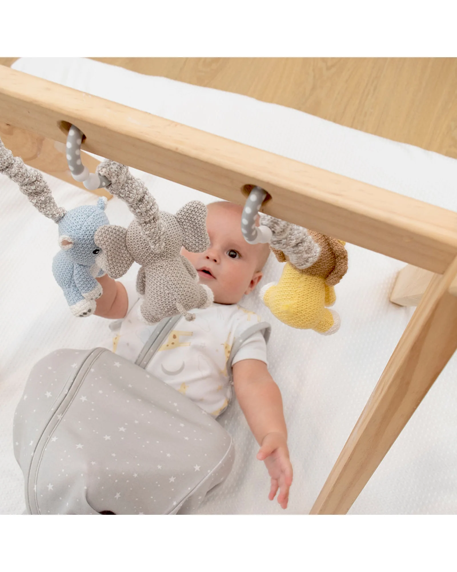 2 Pack Stroller Toys Zebra and Lion - Image 2