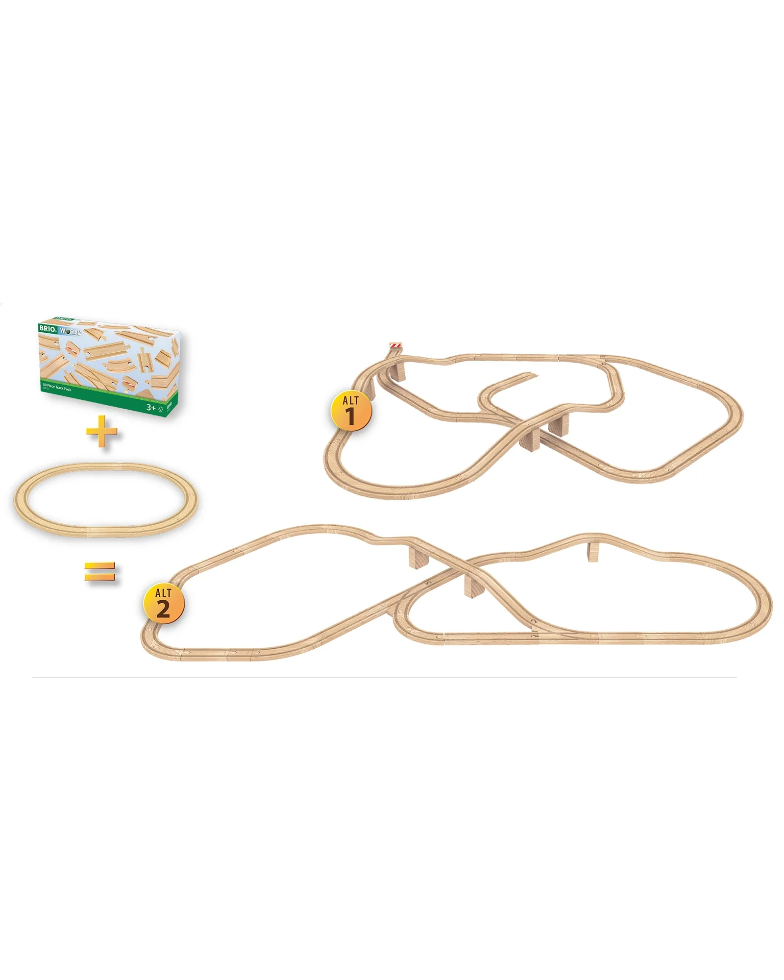 BRIO - 50 Piece Track Pack - Image 4