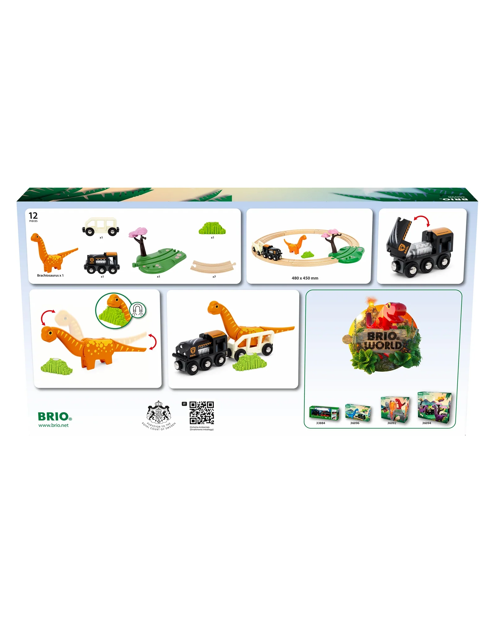 BRIO Dinosaur Circle Set 12 pieces - Image 8