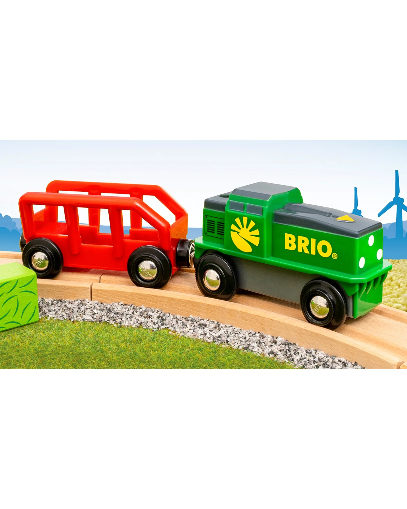 Brio Farm Battery Train 4 Pieces - Image 4