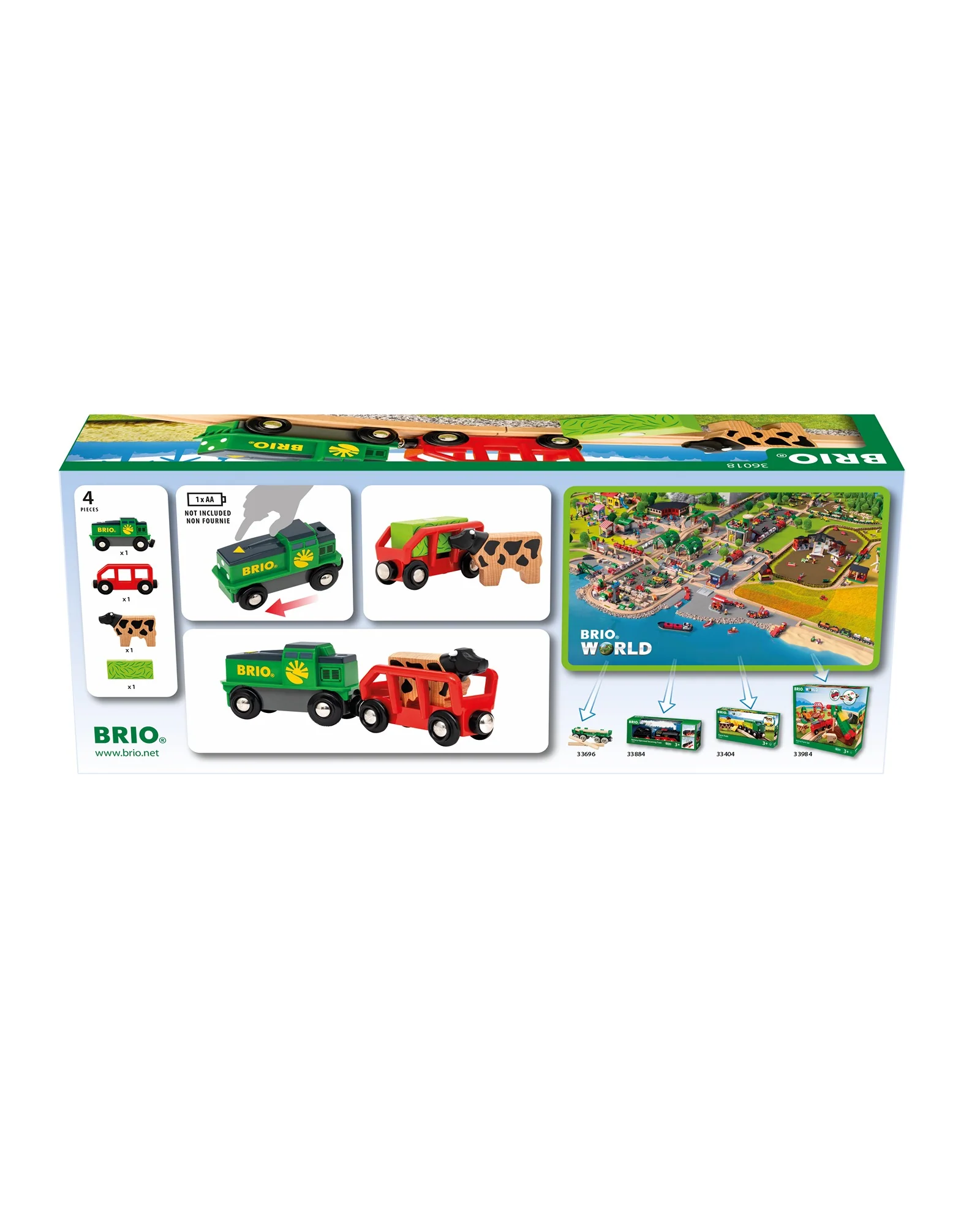 Brio Farm Battery Train 4 Pieces - Image 7