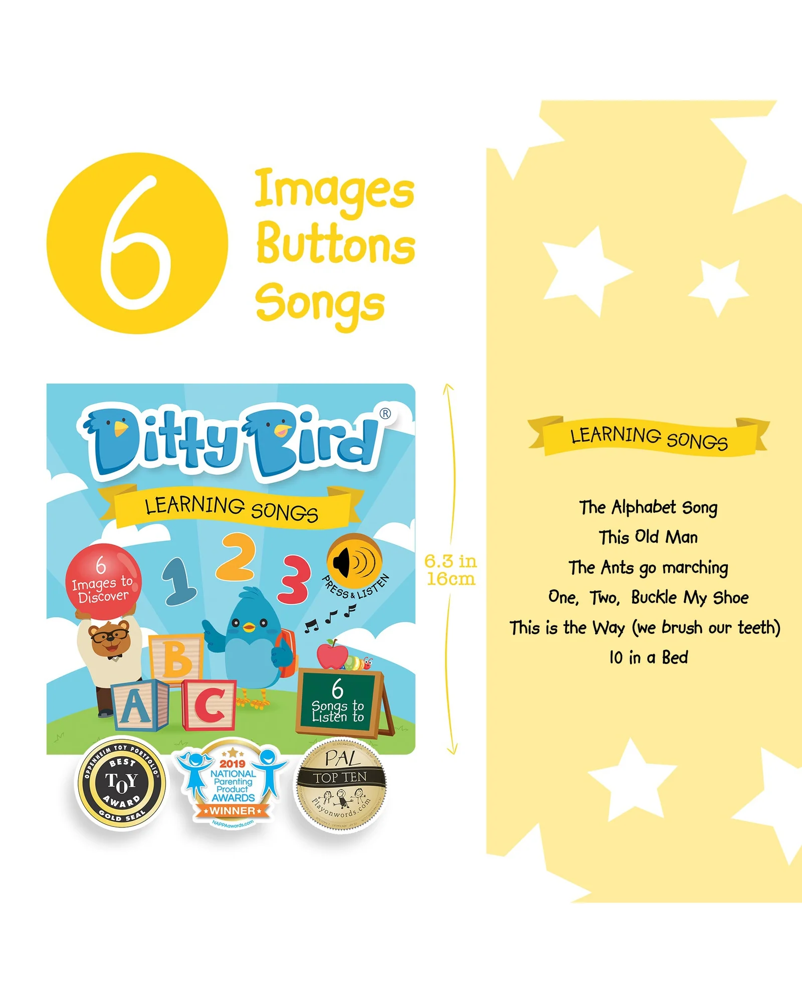 Learning Songs Board Book - Image 3