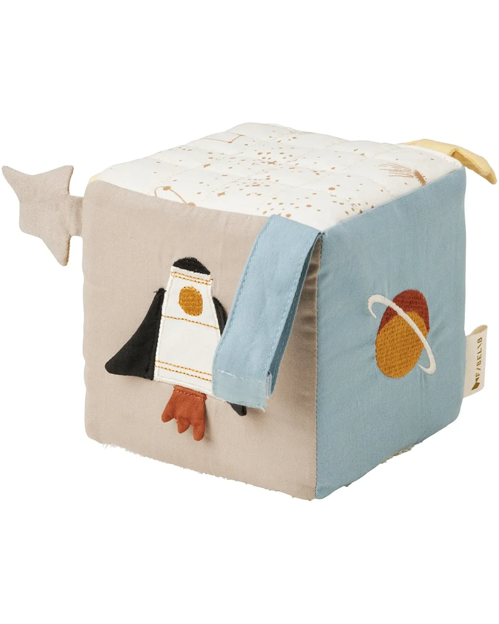 Fabelab - Fabric Cube - Space, 12 cm - Image 2