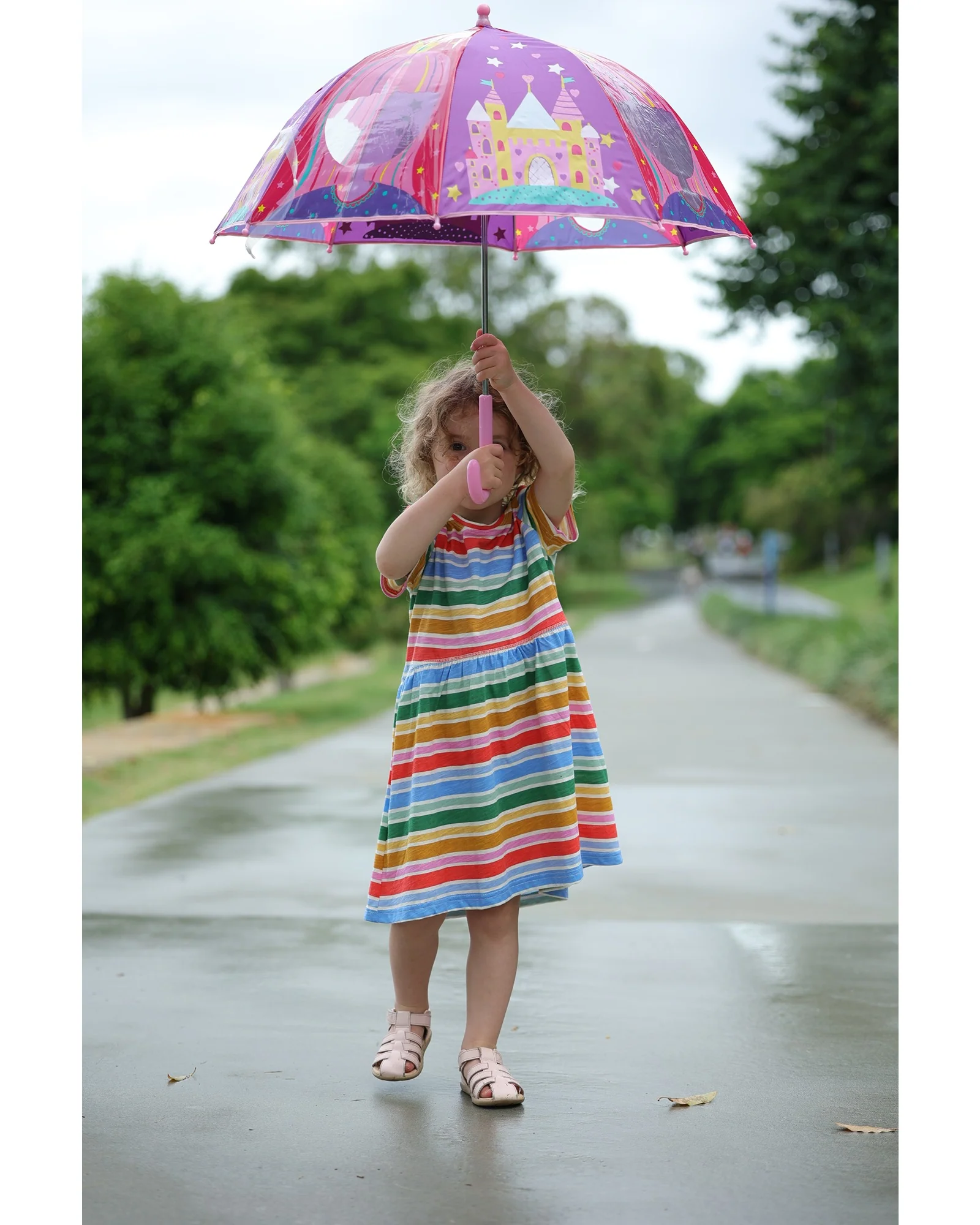 Gift Junction Colour Changing Dome Umbrella Priness - Image 13