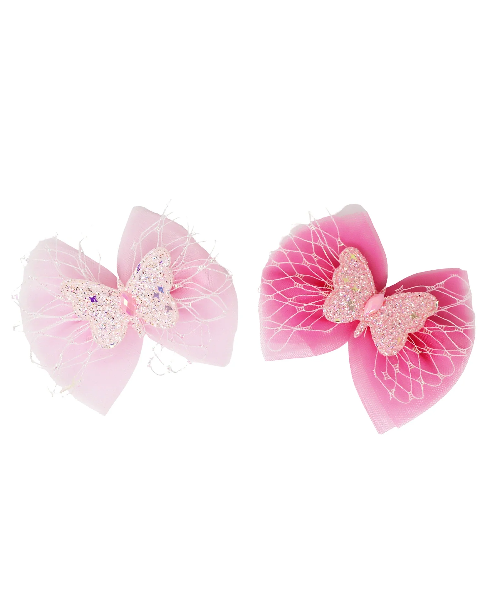 Glitter Butterfly Bow Hair Clip - Image 3