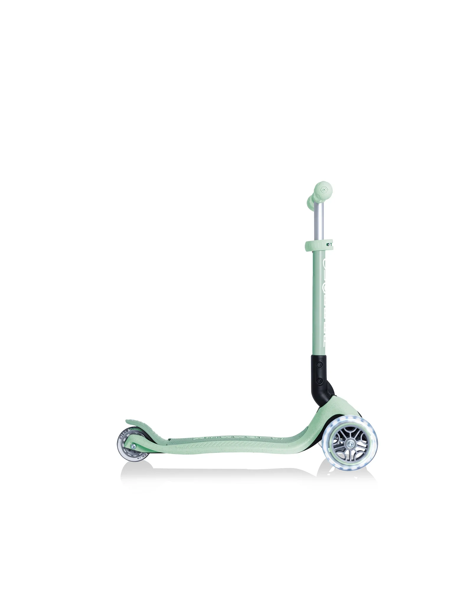 Globber ECOLOGIC JUNIOR Foldable Scooter Lights Pistachio - Image 5