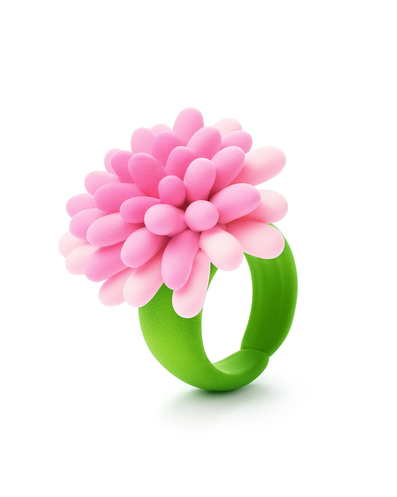 Hey Clay Bijou Flower Rings - Image 4