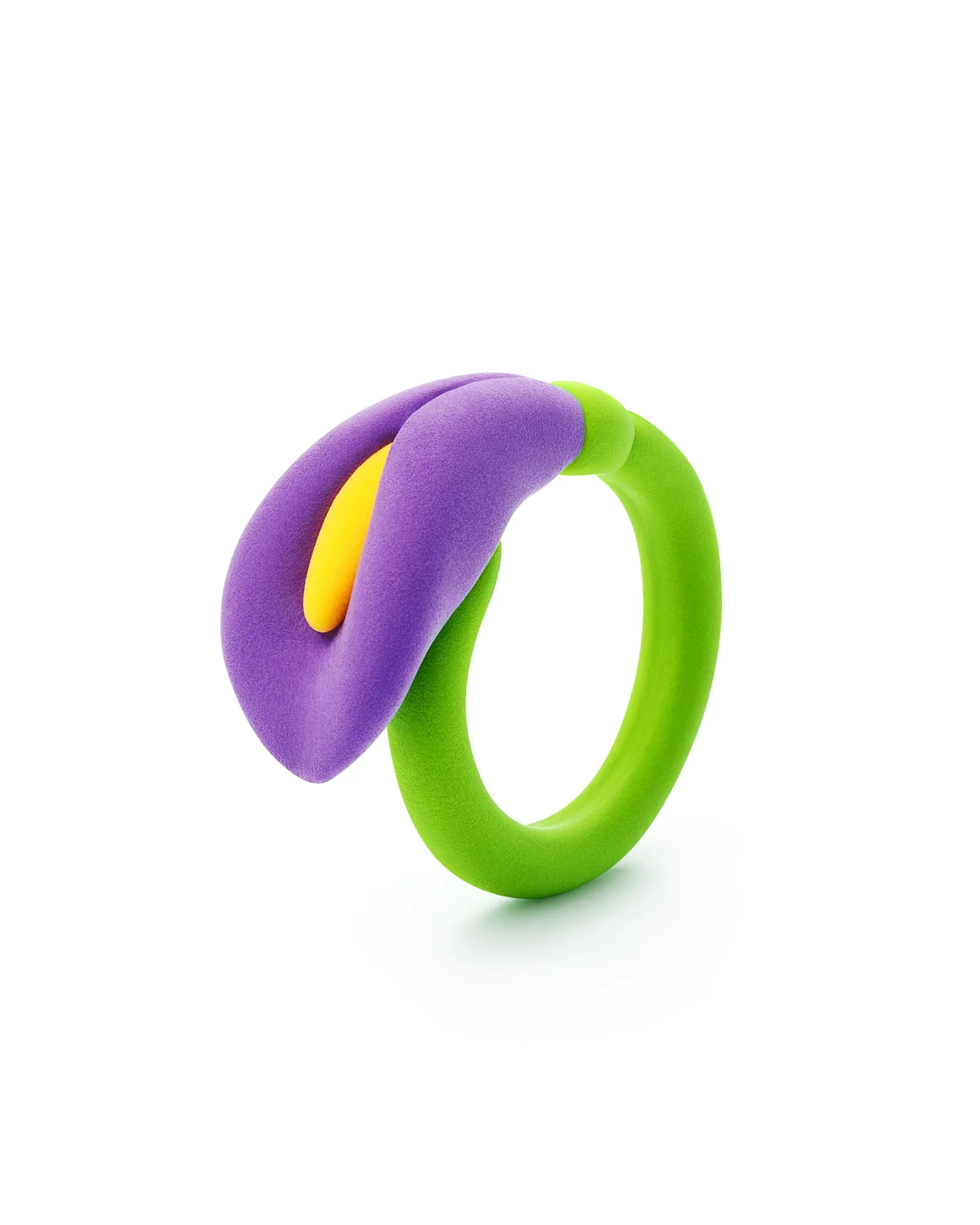 Hey Clay Bijou Flower Rings - Image 5