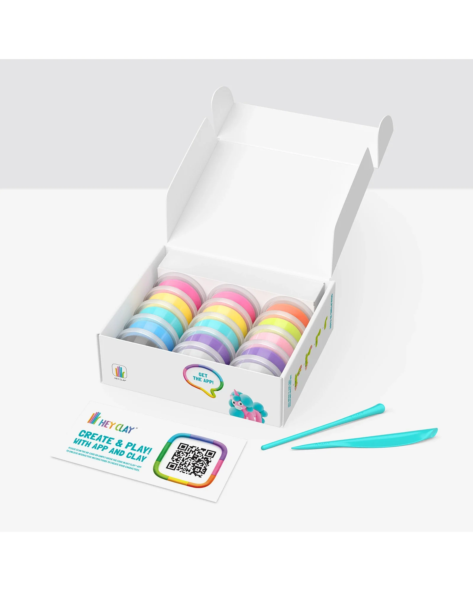 Hey Clay Rainbow Unicorns Set - Image 5