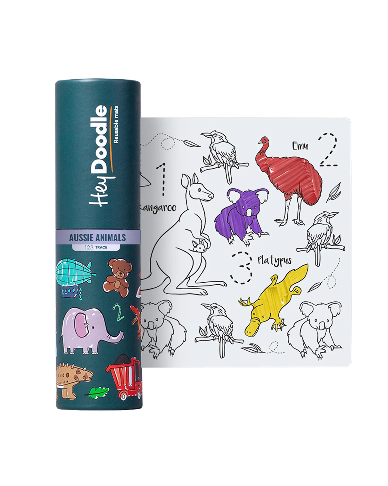 HeyDoodle MiniMats 123 Series OZ animals - Image 6
