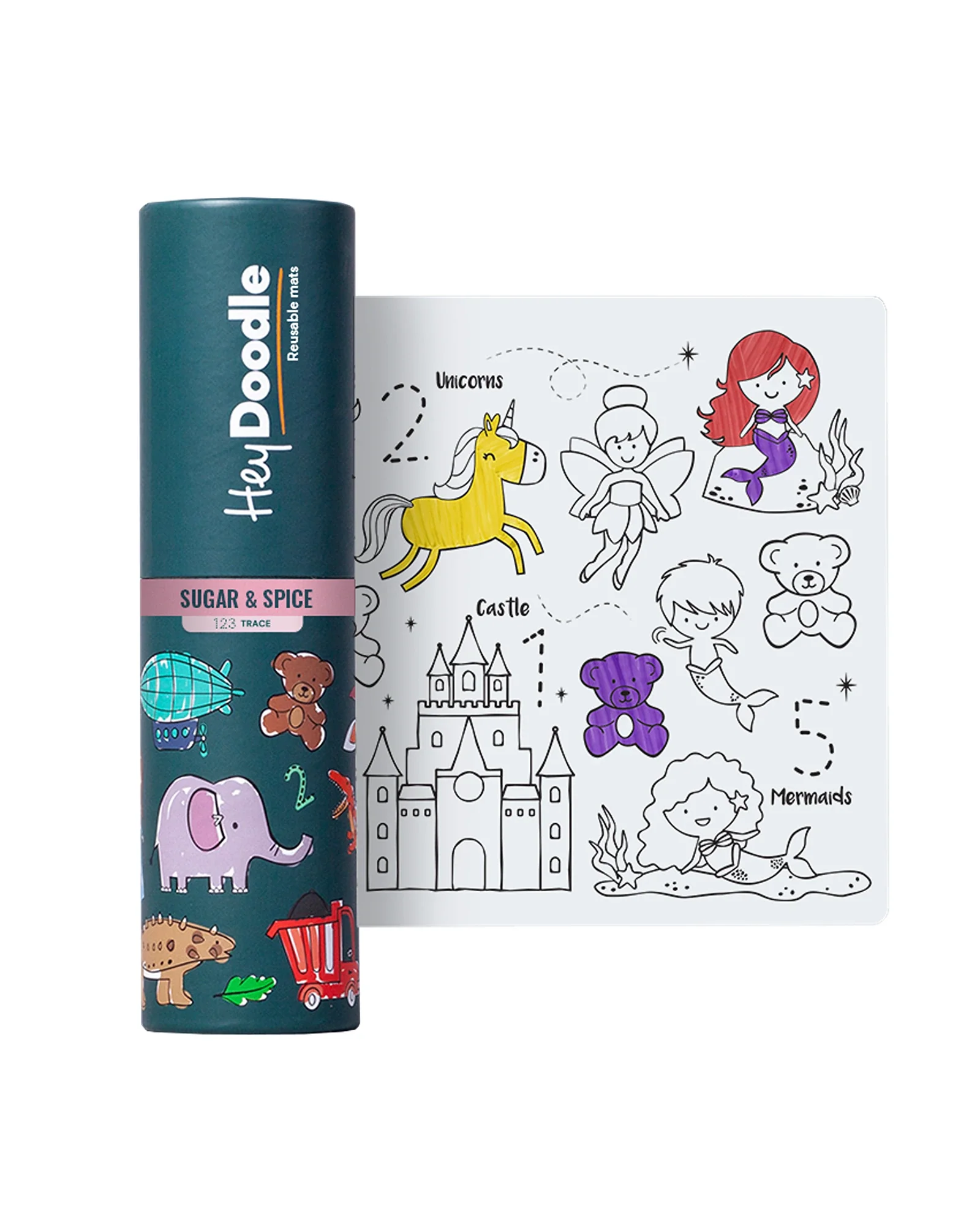 HeyDoodle MiniMats 123 Series Princess - Image 6