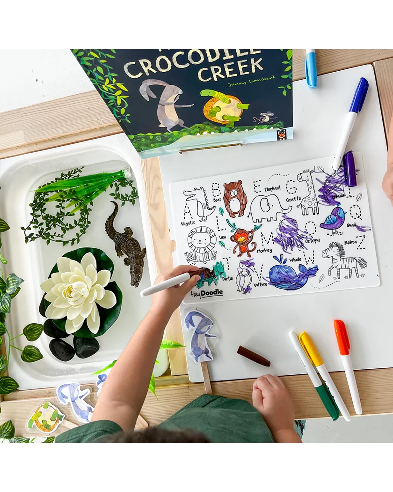 HeyDoodle MiniMats ABC Series Animals