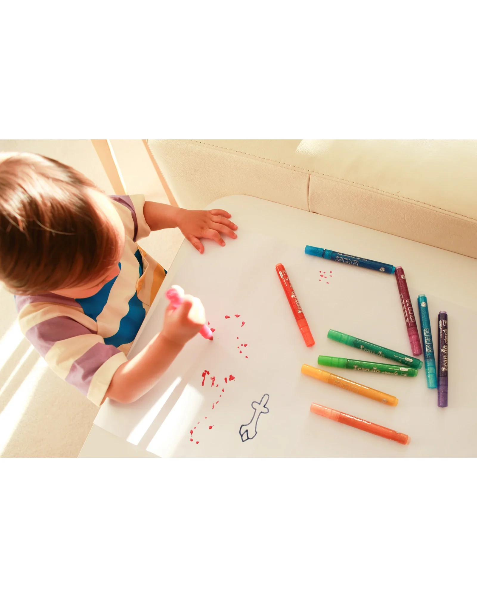 Glitter Markers 12pcs - Image 2