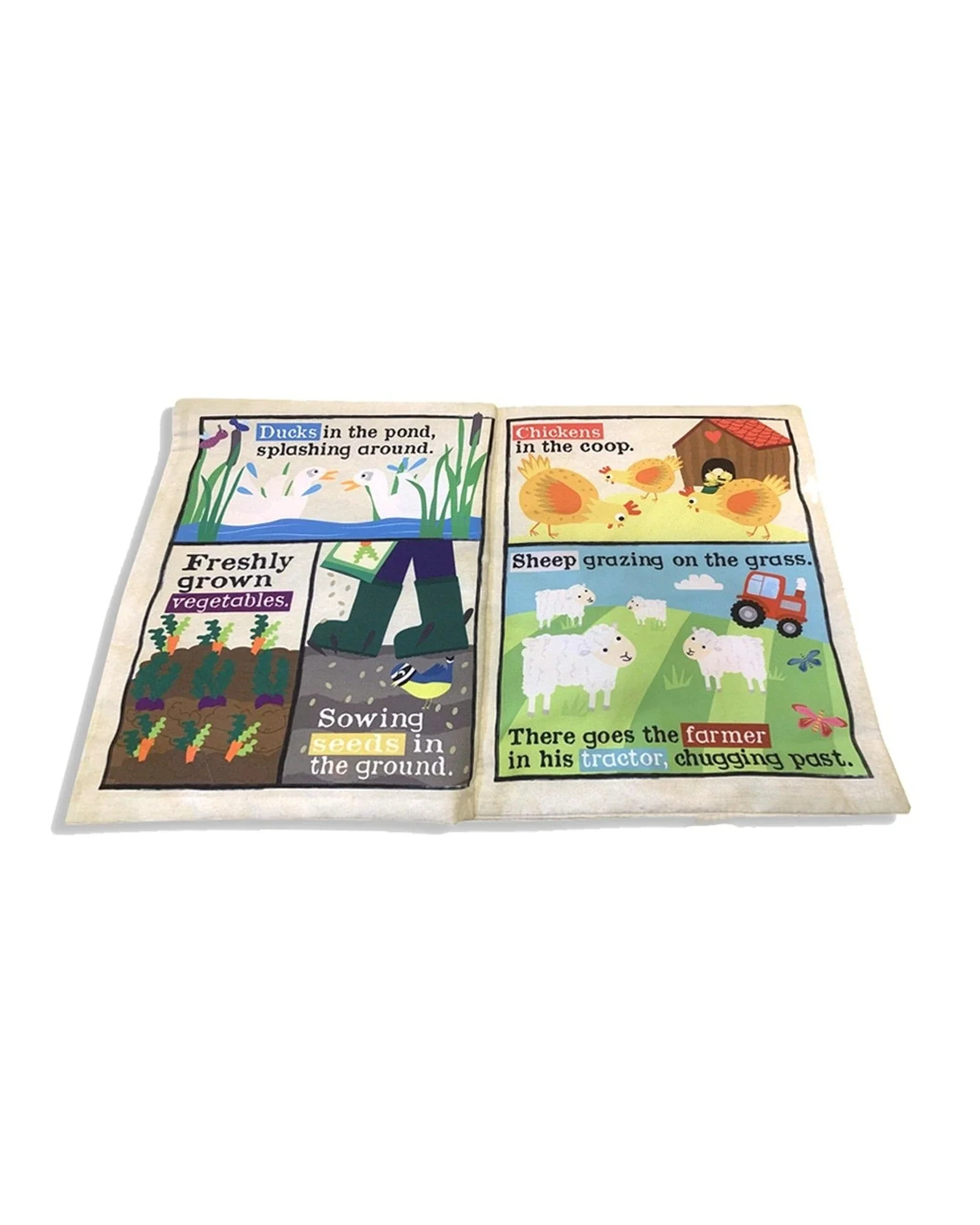 Jo & NicS Crinkly Cloth Books - Farm Animals - Image 6