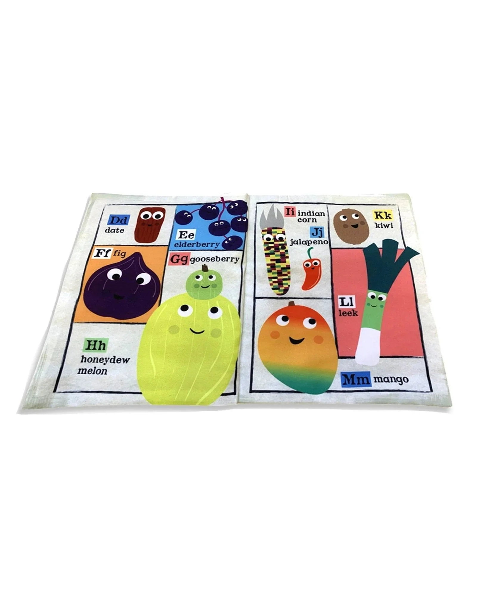 Jo & NicS Crinkly Cloth Books - Fruit & Veg - Image 5