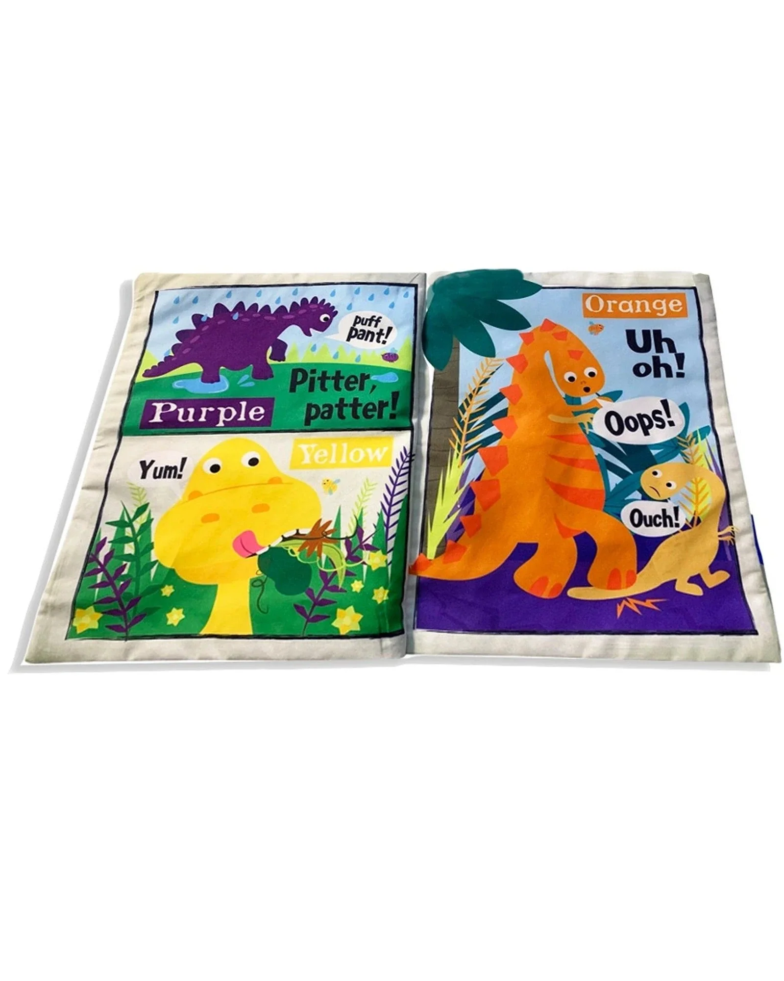 Jo & NicS Crinkly Cloth Books - Rainbow Dinosaurs - Image 6