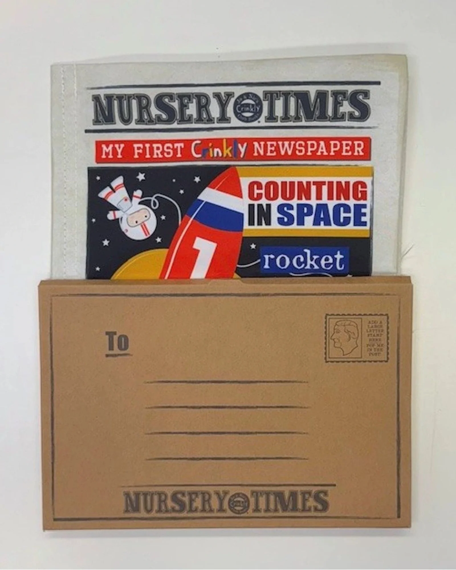 Jo & NicS Crinkly Cloth Books - Space Count - Image 4