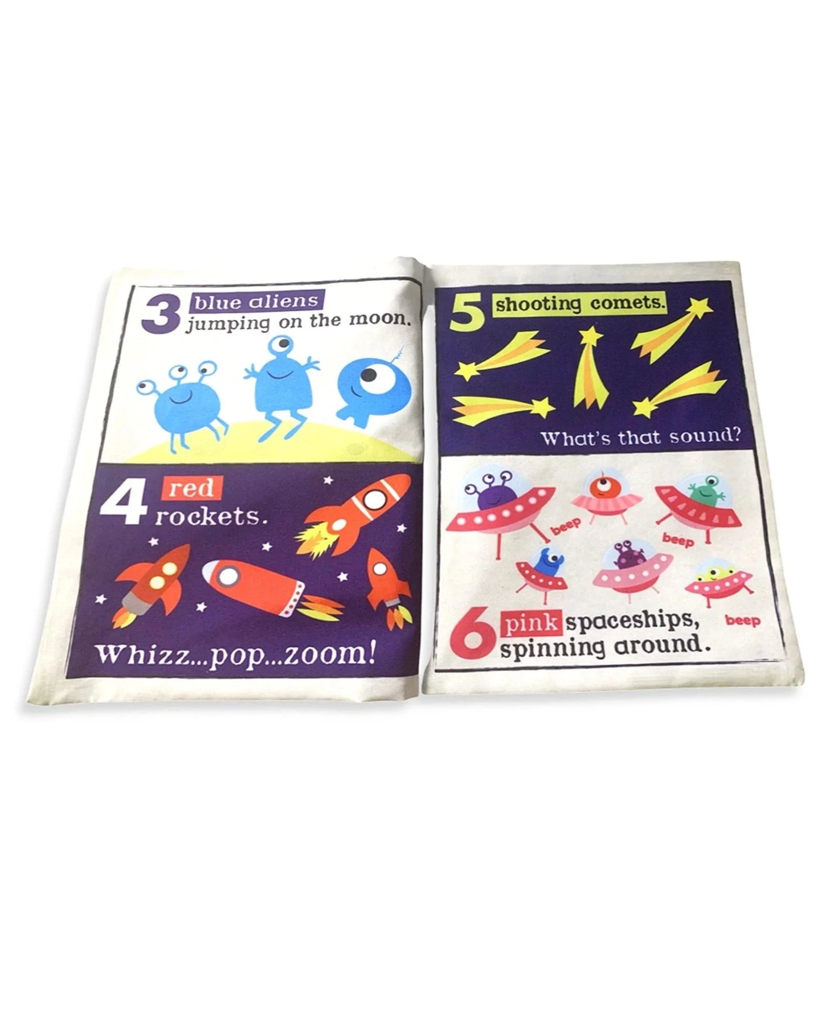 Jo & NicS Crinkly Cloth Books - Space Count - Image 5