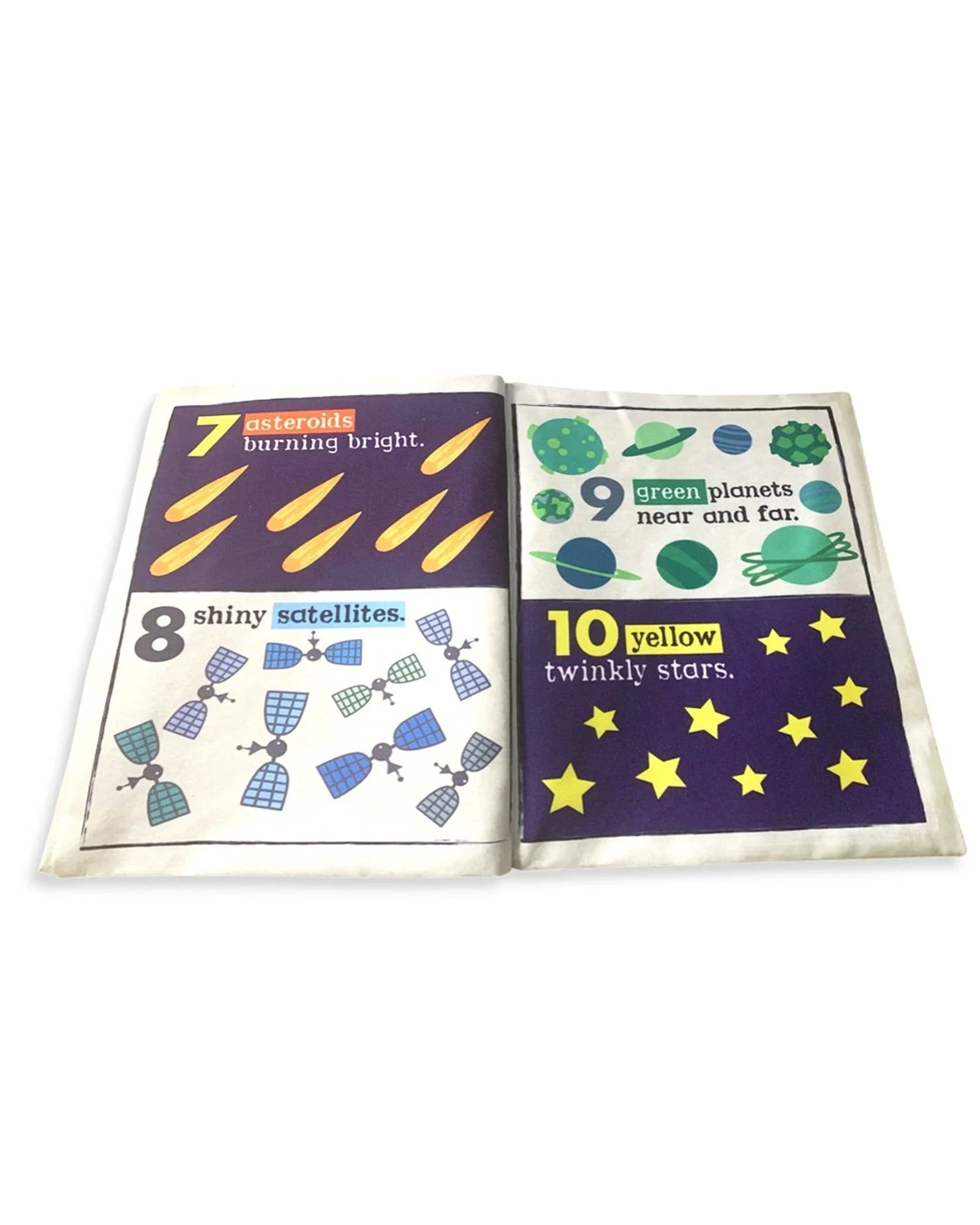Jo & NicS Crinkly Cloth Books - Space Count - Image 6