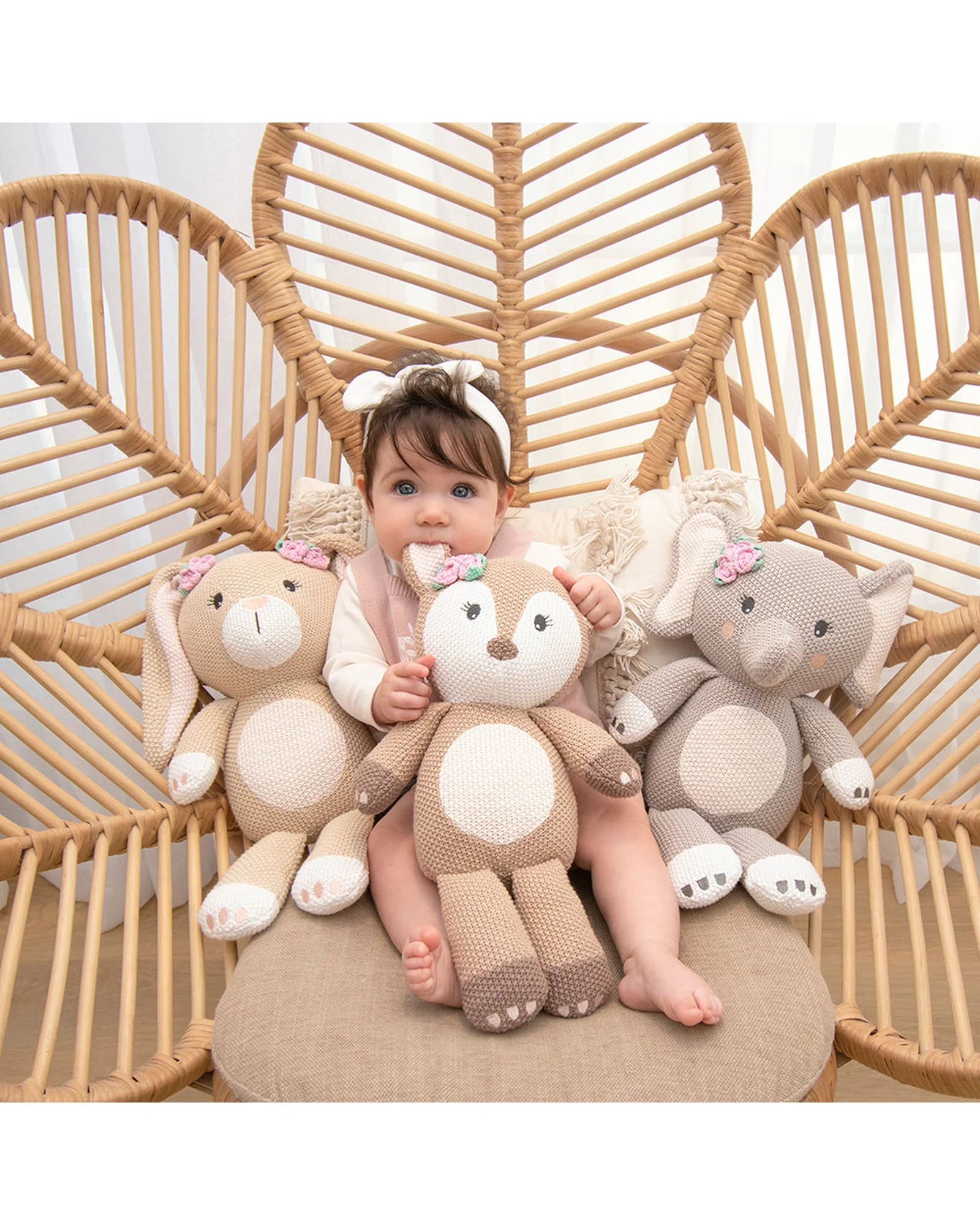 Knitted Toy Amelia the Bunny - Image 7
