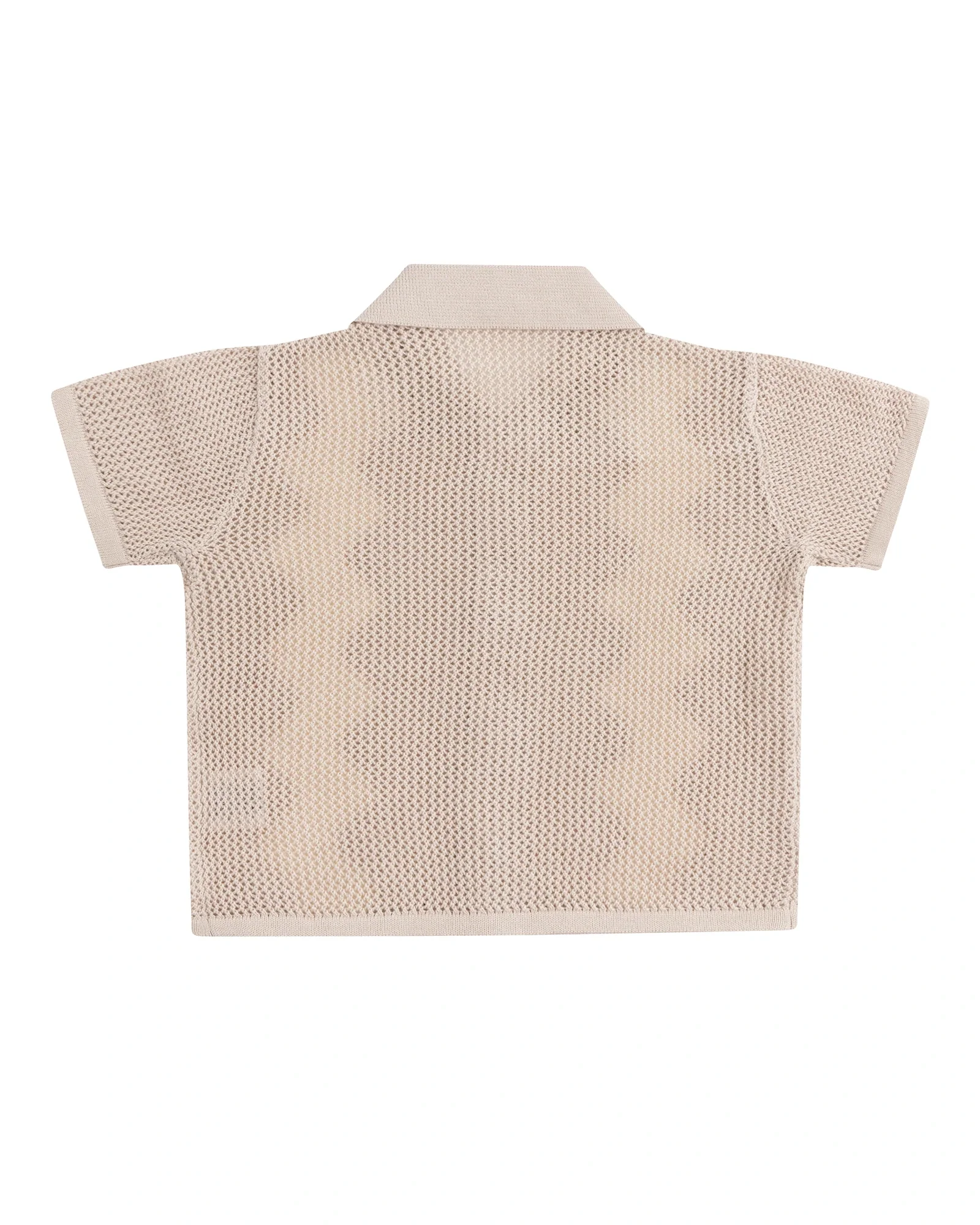 Classic Mesh Knit Short Sleeve Shirt Shell - Size 2 - Image 2