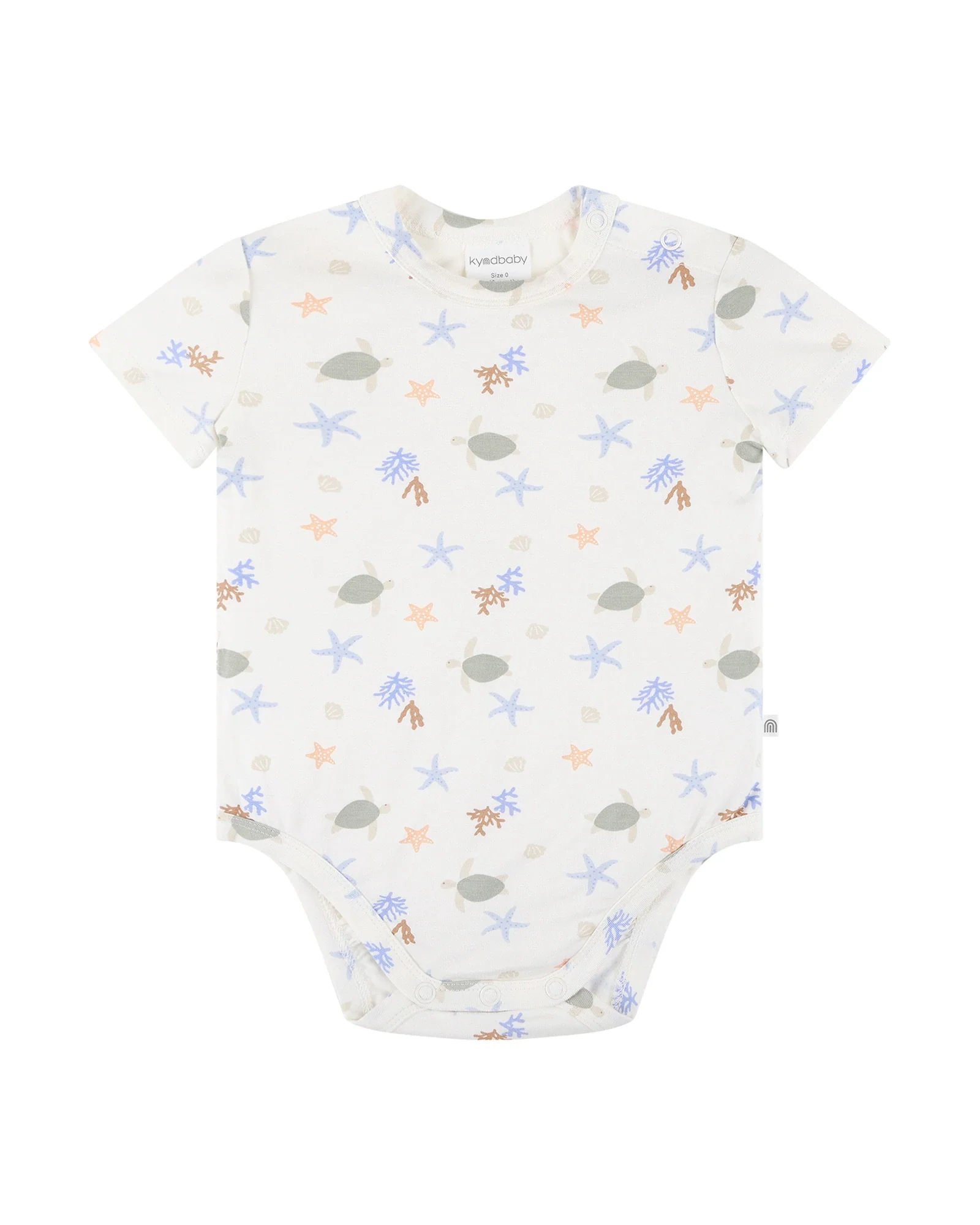Comfy Bodysuit Short Sleeve Underwater World - Size 0