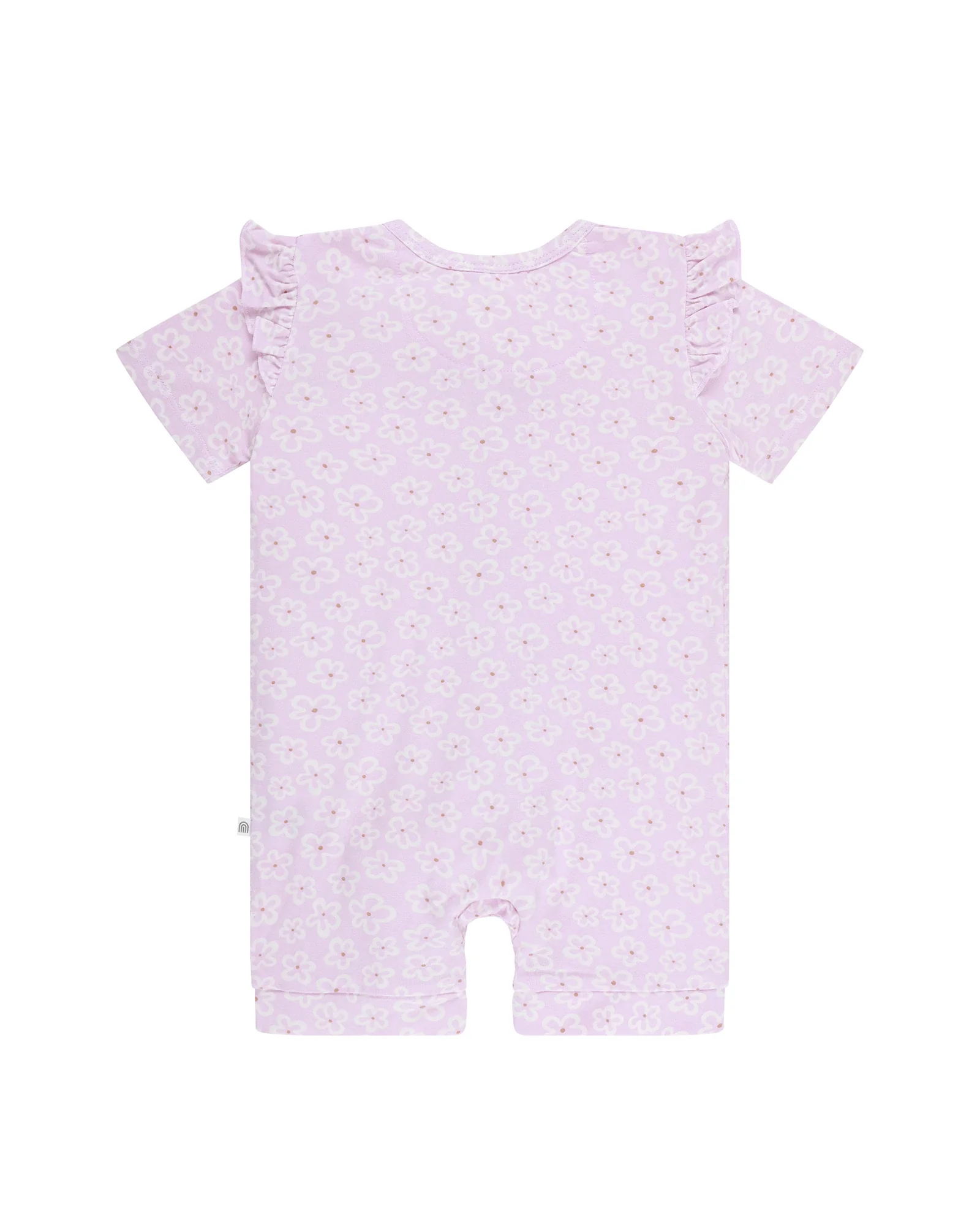 Day or Night Short Sleeve Frill Onesie Frangipani - Size 000 - Image 2