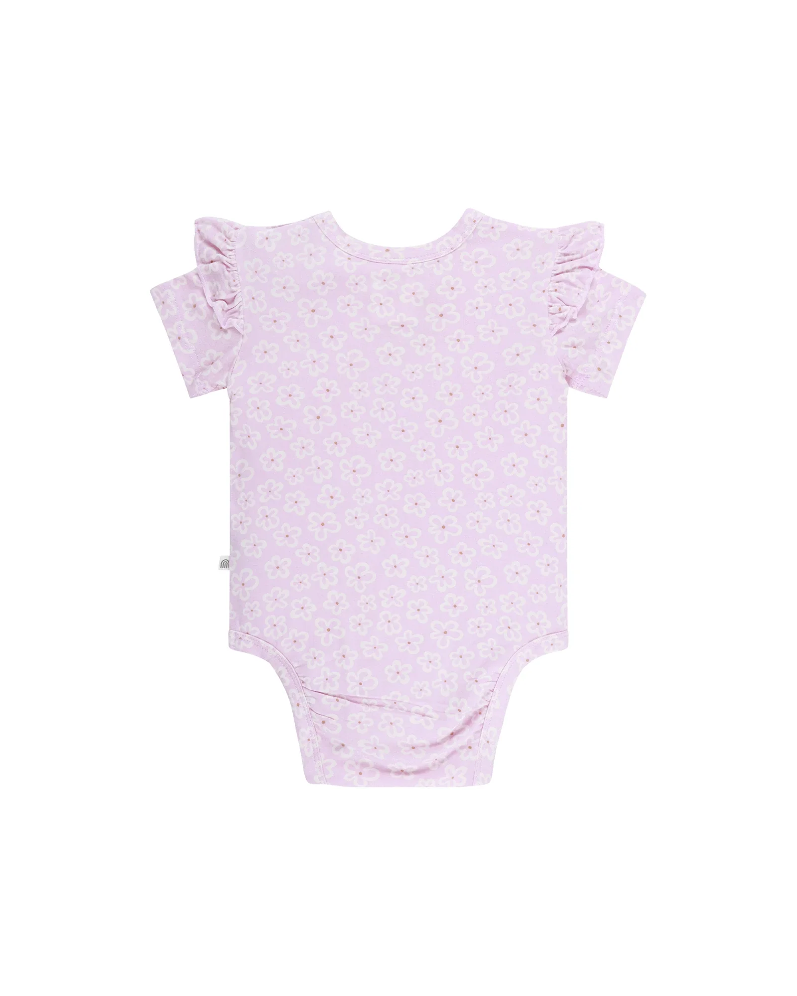 Frill Sleeve Bodysuit Frangipani - Size 1 - Image 2