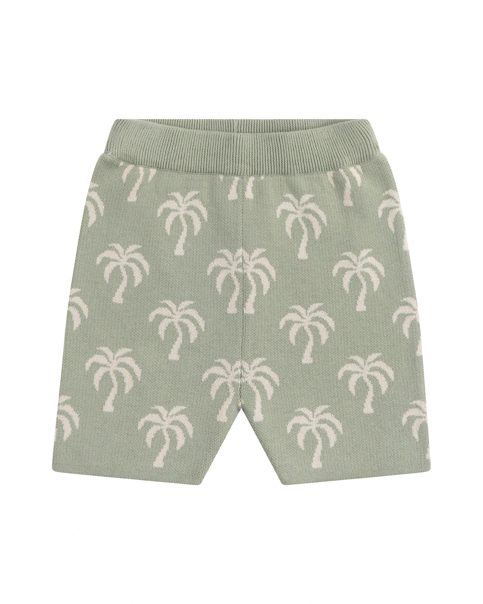 Jacquard Knit Bike Short Sage - Size 1