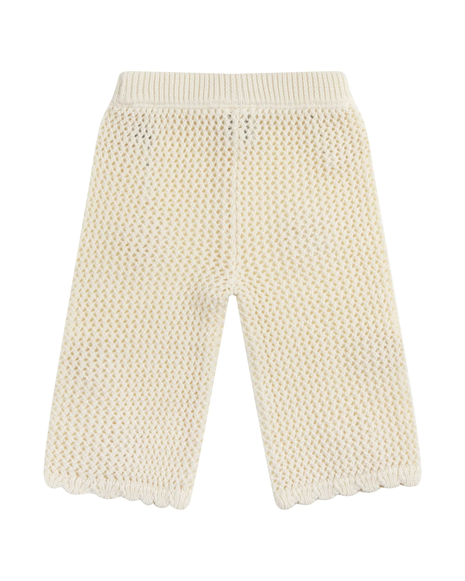 Knit Crochet Daisy Flare Pant Vanilla - Size 2 - Image 2
