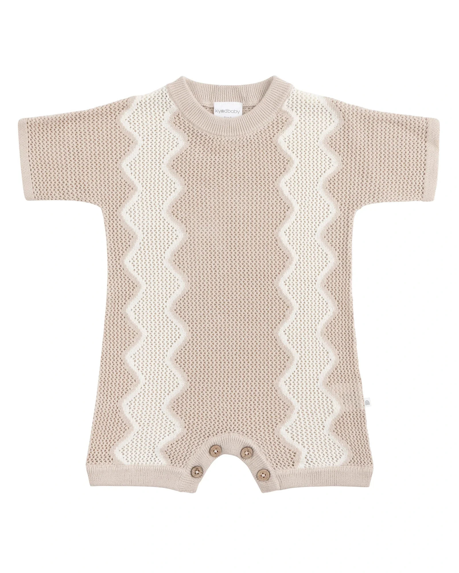 Slouchy Mesh Knit Romper Shell - Size 2
