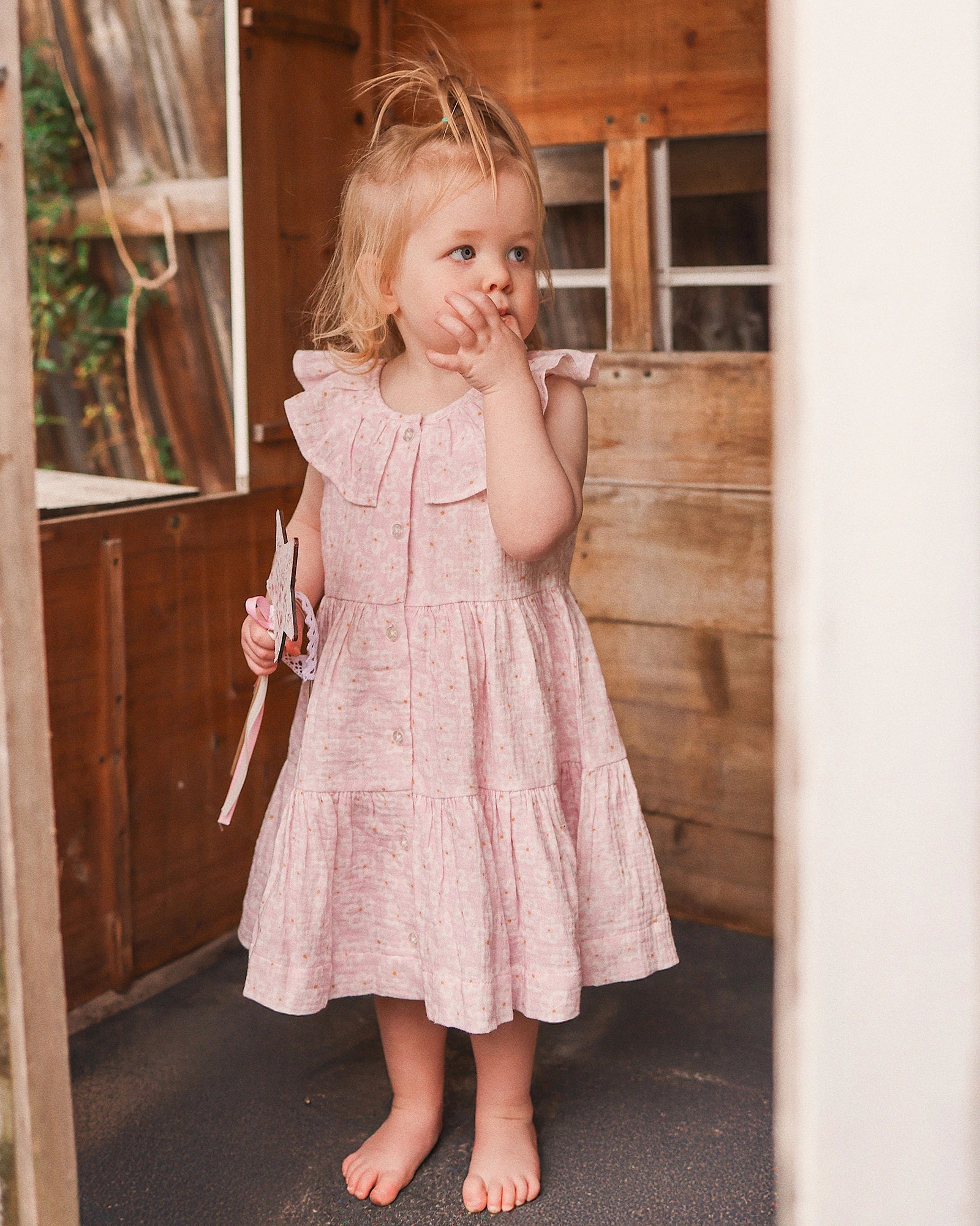 Tirred Dress Frangipani - Size 2 - Image 3