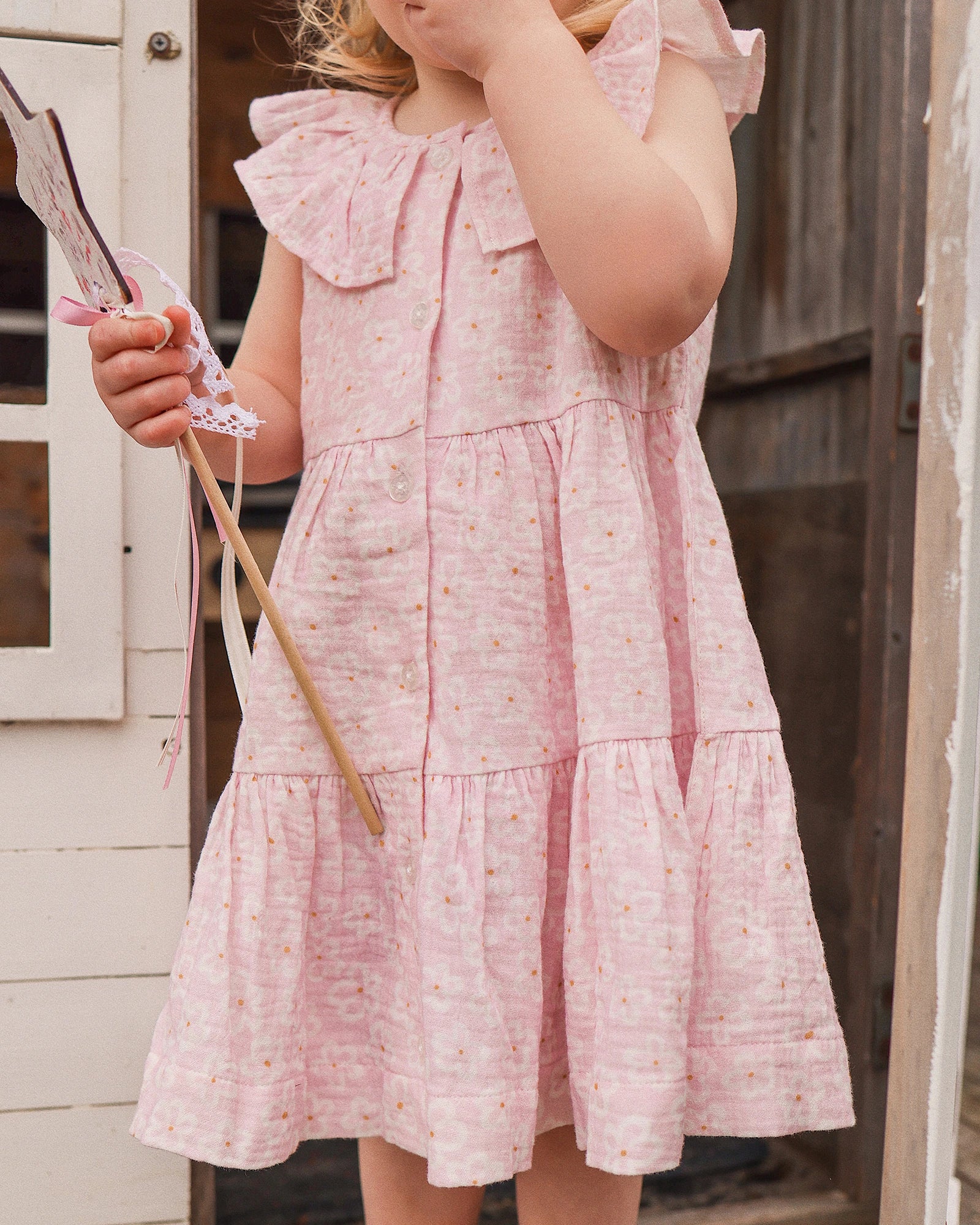 Tirred Dress Frangipani - Size 2 - Image 7