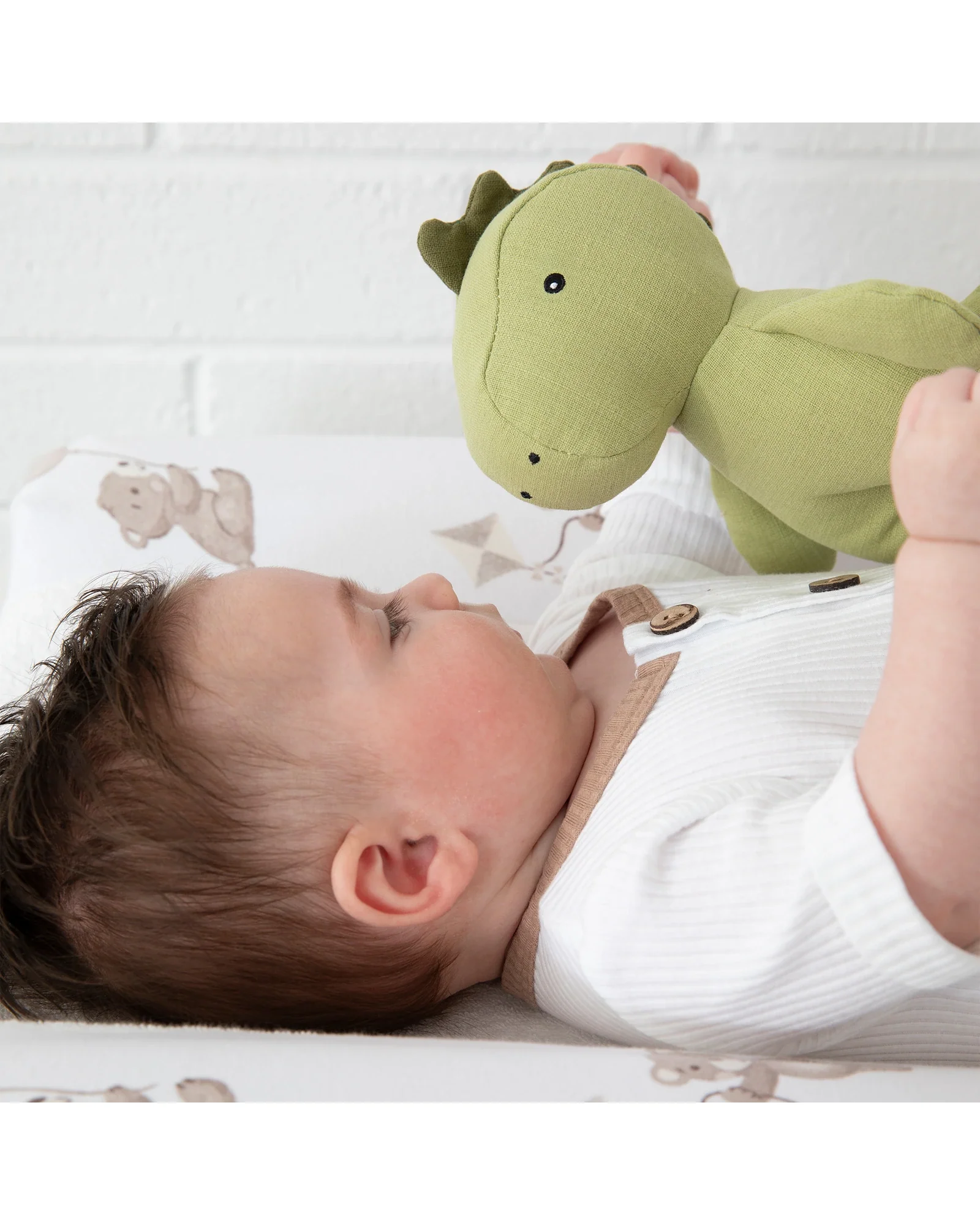 Linen Animal- Dennis the Dinosaur Small - Image 4