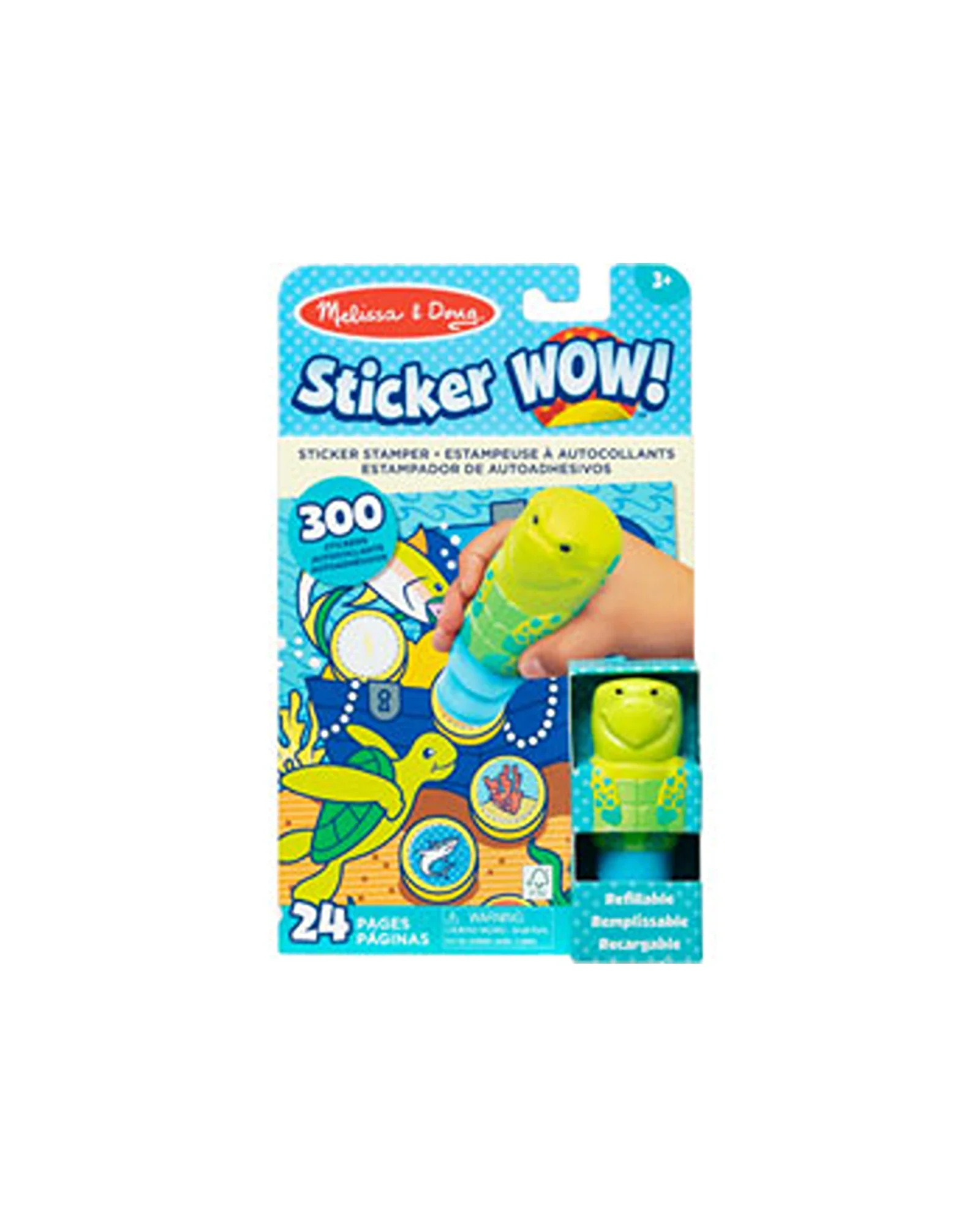 Melissa & Doug Sticker WOW Activity Pad Set Turtle