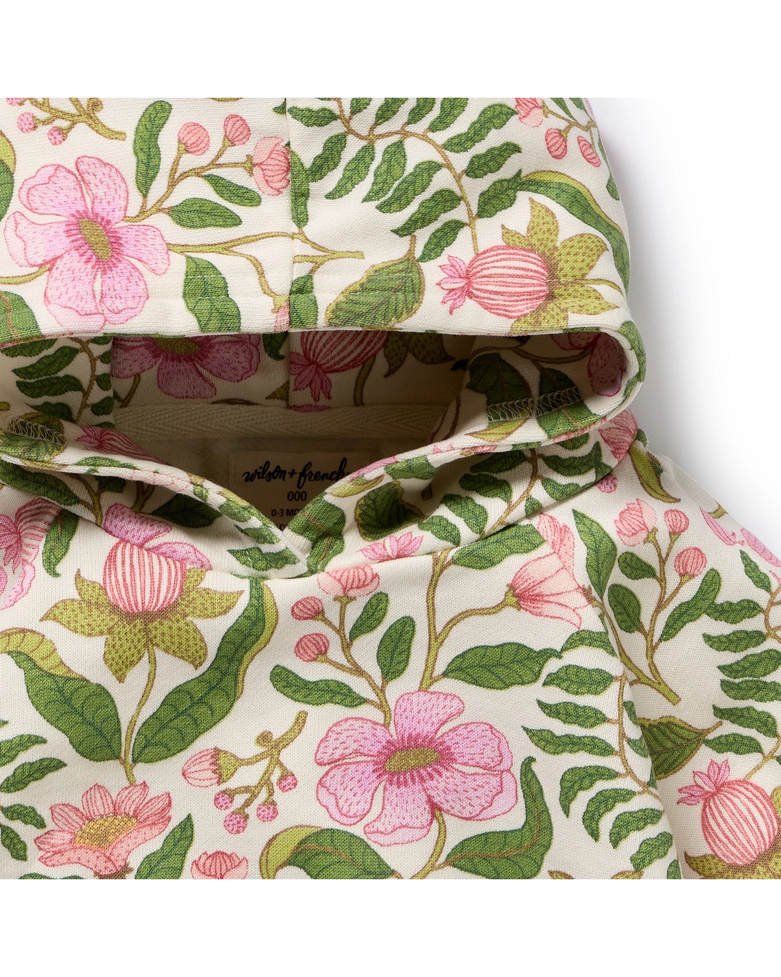 Ma Fleur Organic Hooded Terry Sweat 12-18mths - Image 2