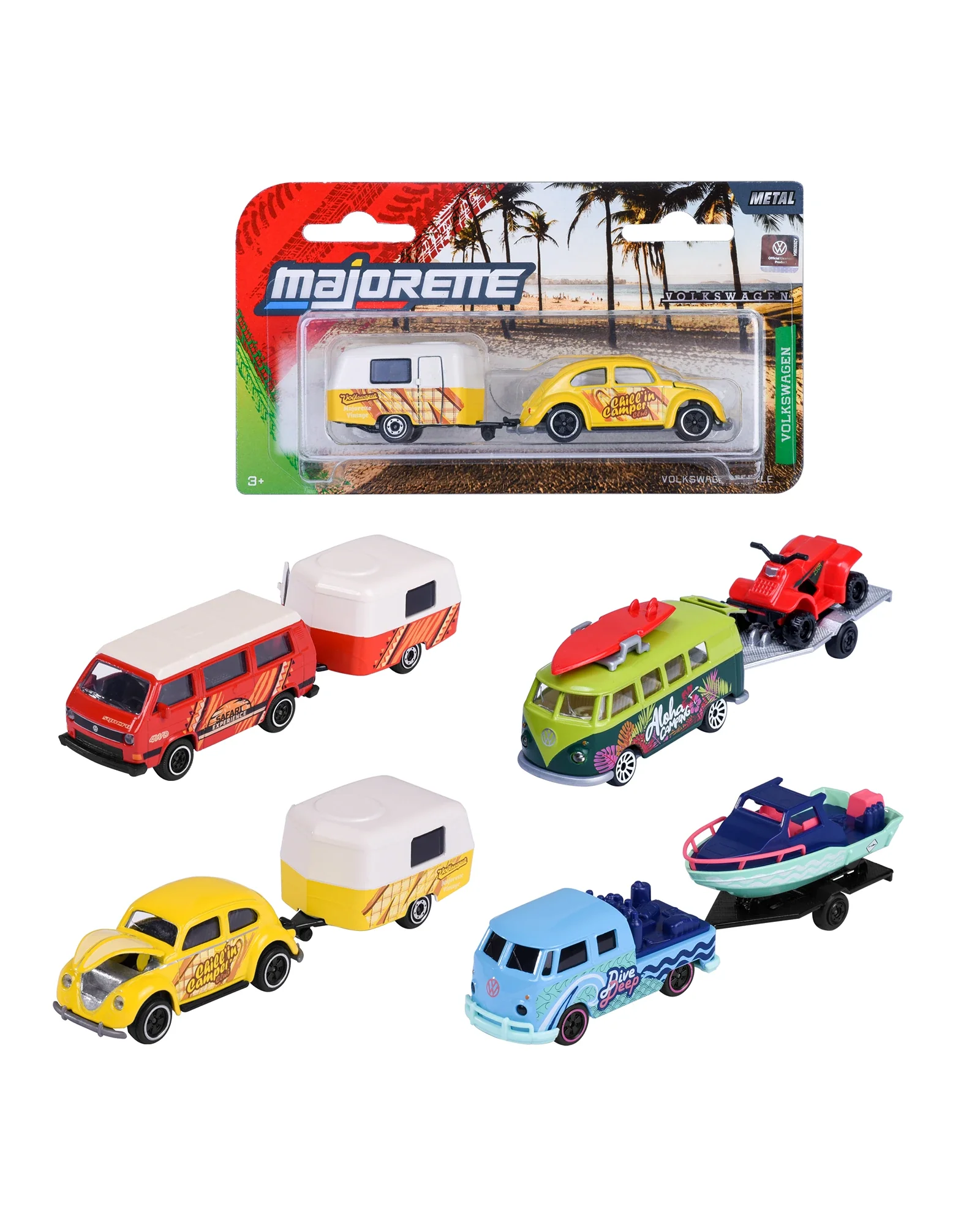 Majorette Volkswagen Trailer v2 Assortment
