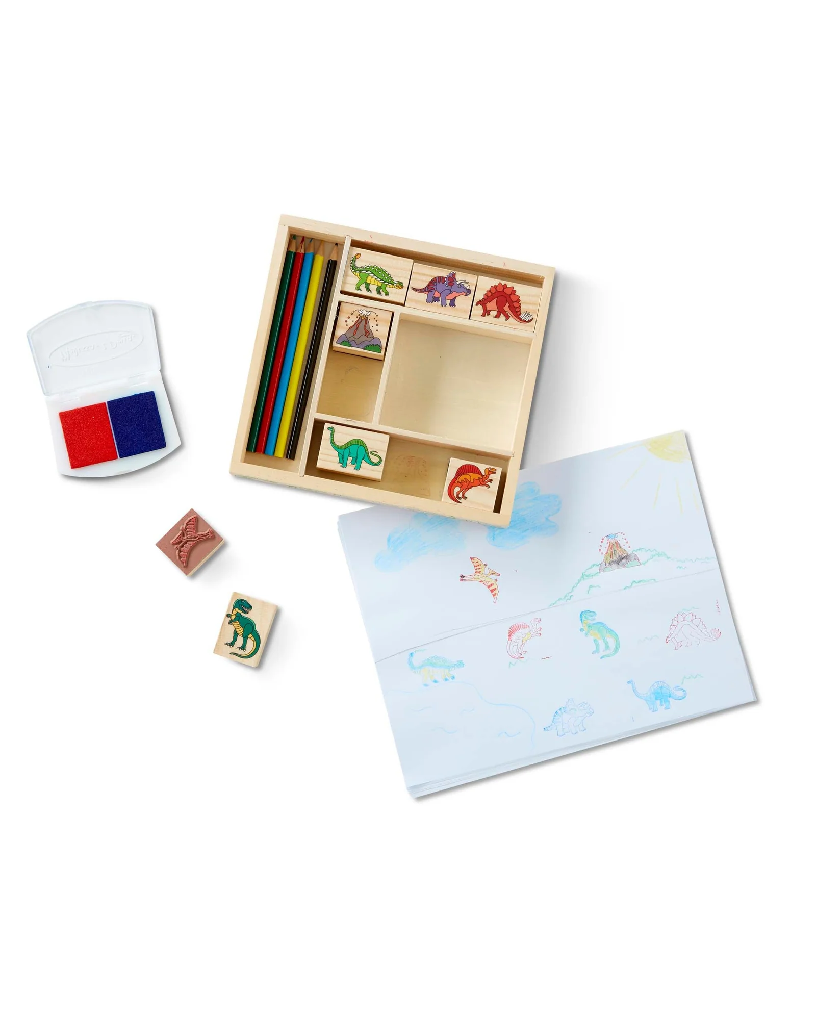 Melissa Doug Dinosaur Stamp Set - Image 3