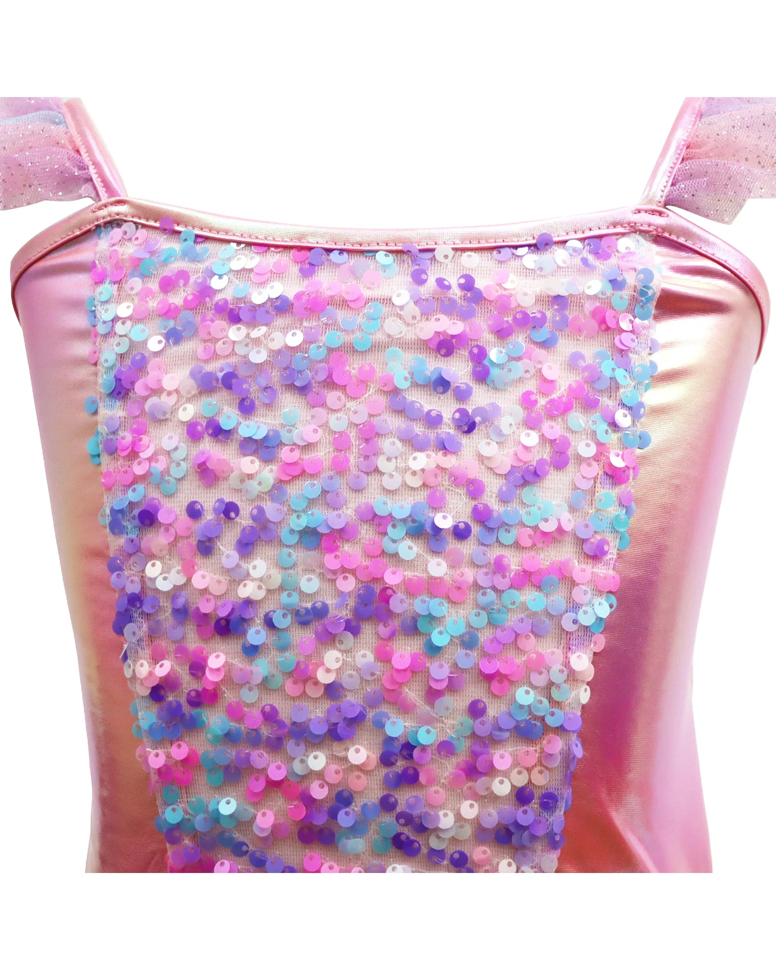 Mermaid Sparkle Dress With Tail Size 3-4 - Image 6