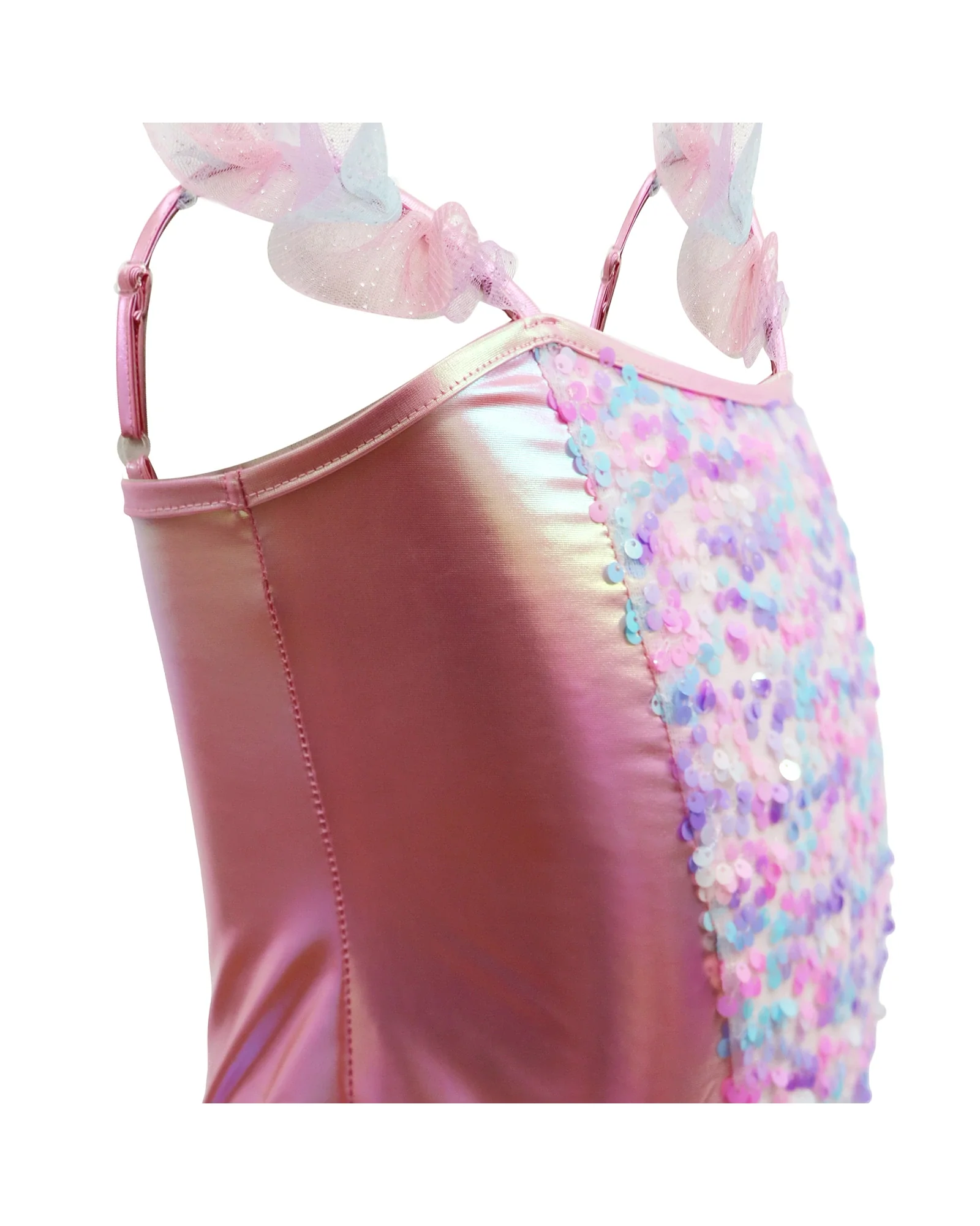 Mermaid Sparkle Dress With Tail Size 3-4 - Image 7