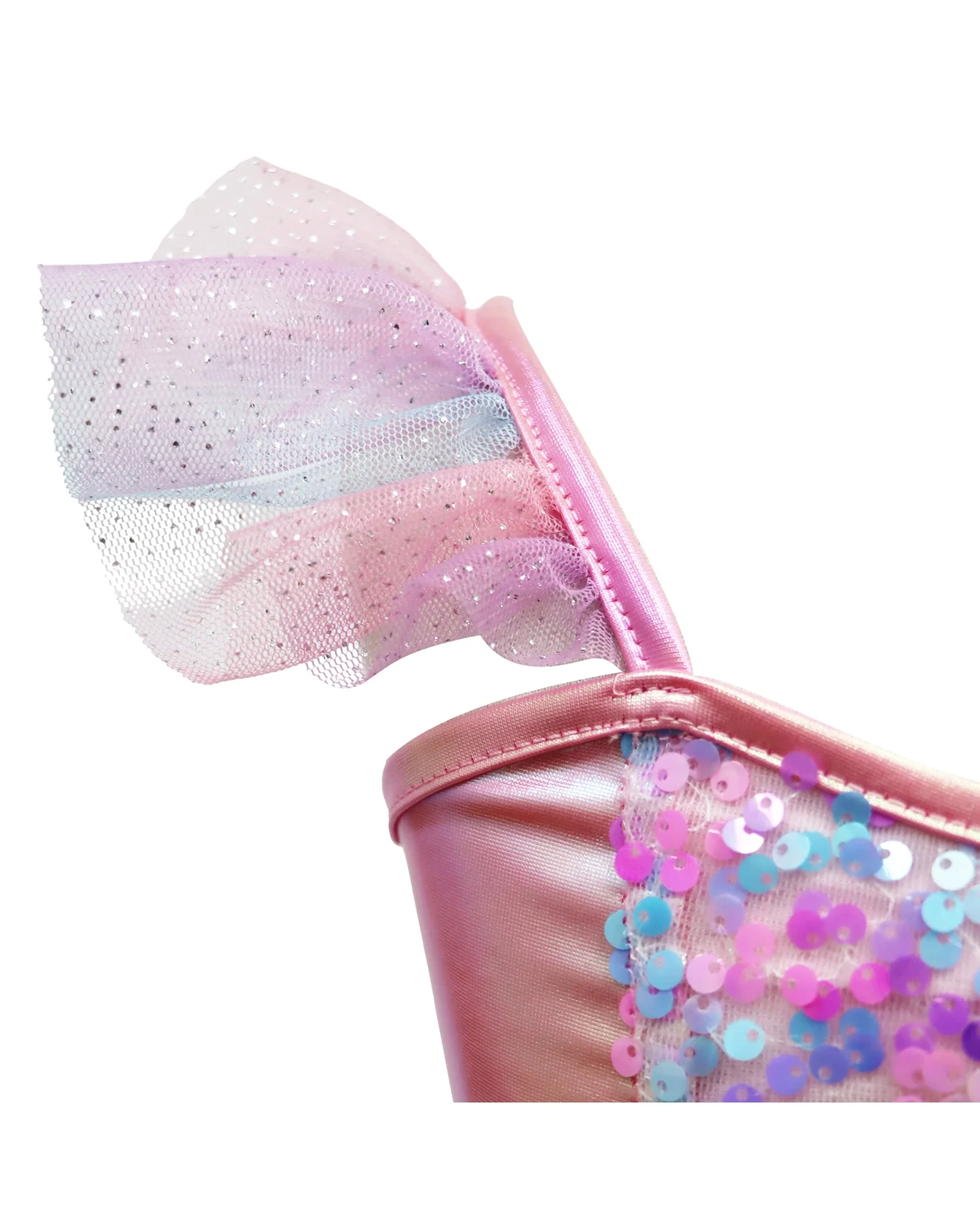 Mermaid Sparkle Dress With Tail Size 3-4 - Image 8