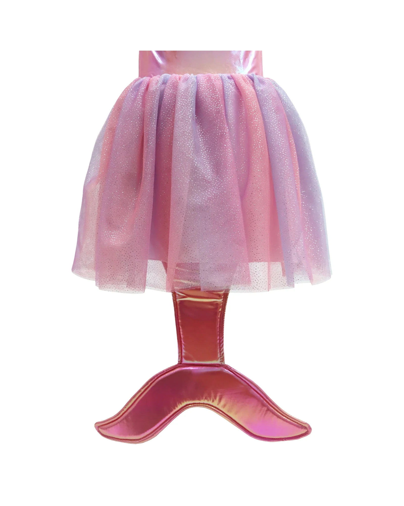 Mermaid Sparkle Dress With Tail Size 5-6 - Image 9