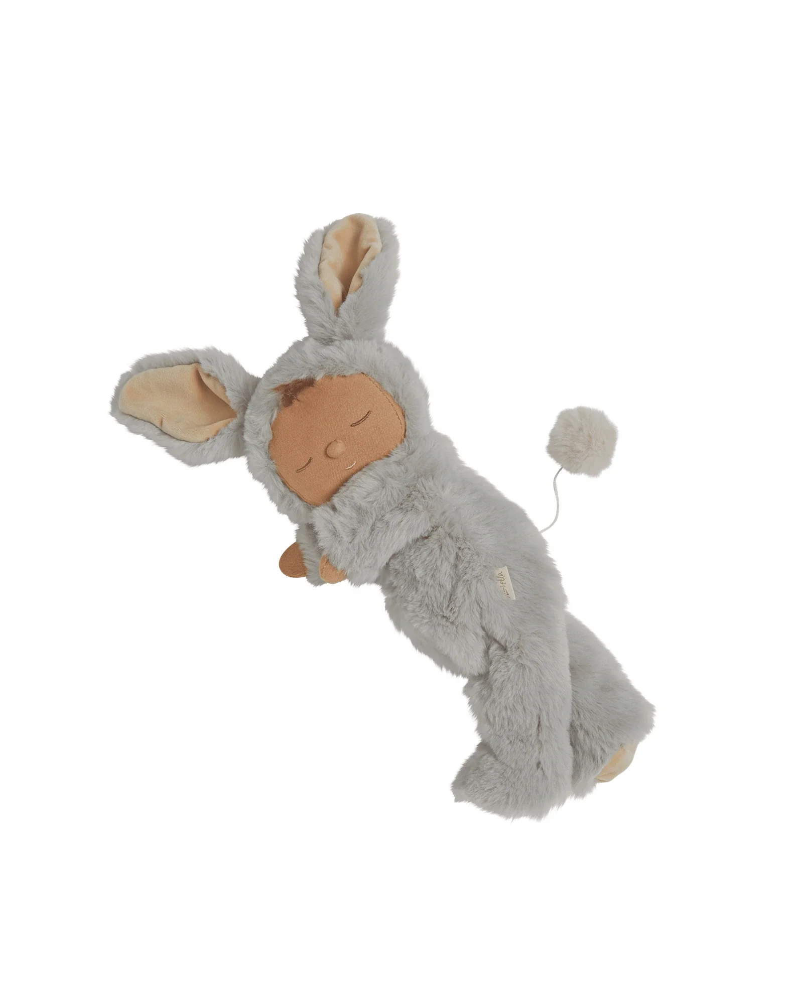 Olli Ella Lullaby Cozy Dinkum Bunny Pip - Smoke - Image 4
