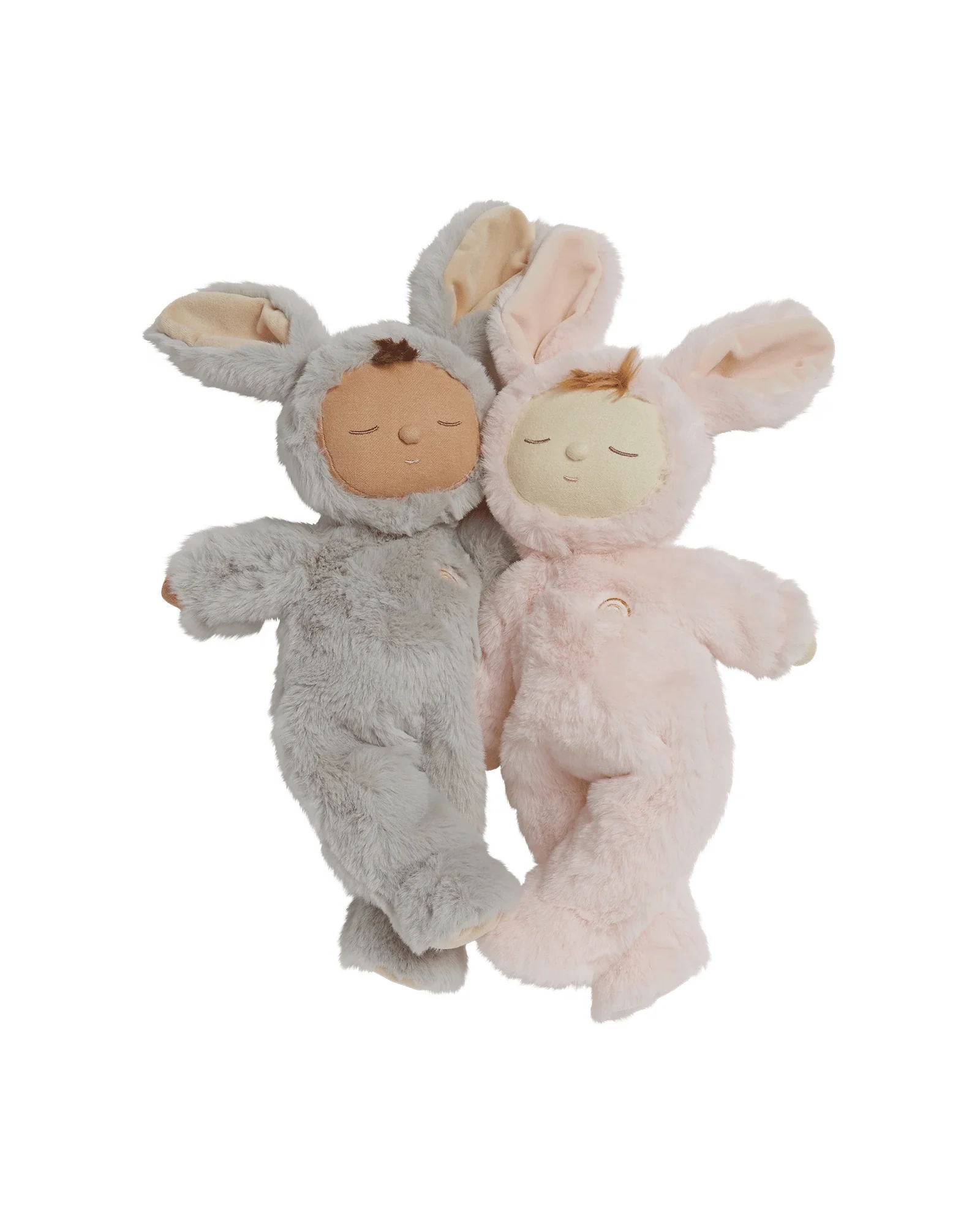 Olli Ella Lullaby Cozy Dinkum Bunny Pip - Smoke - Image 6