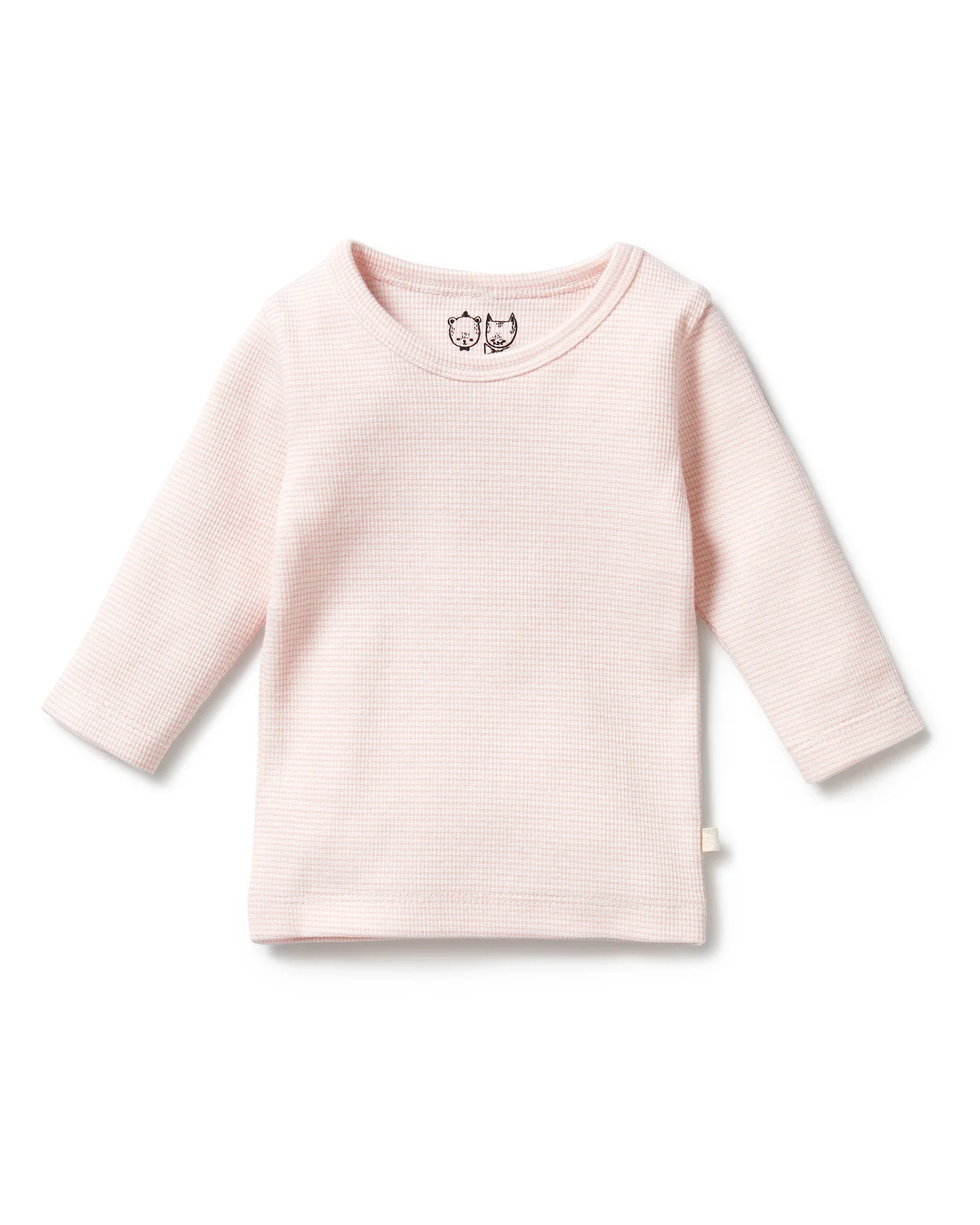 Organic Stripe Rib Long Sleeved Top 18-24 mths