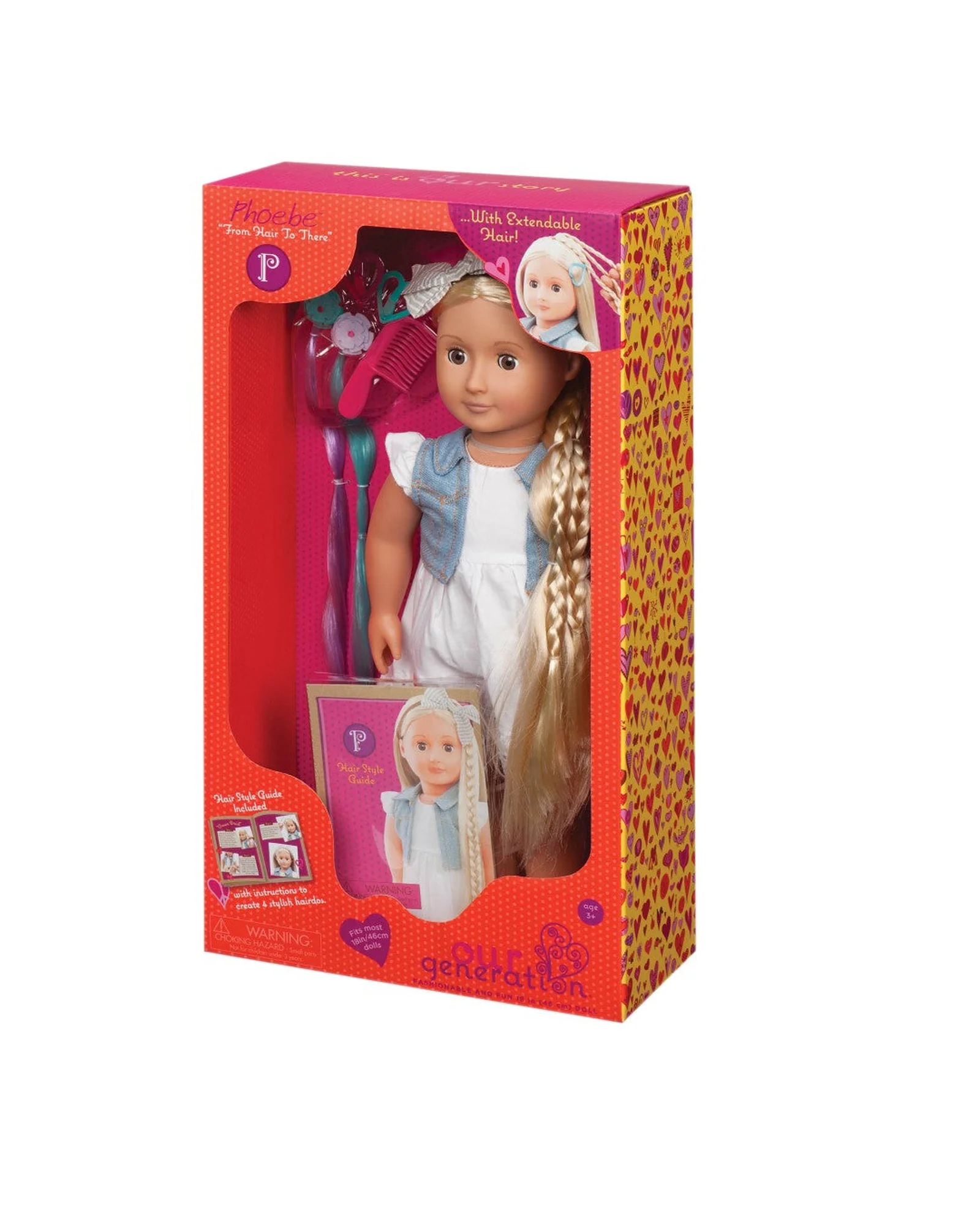 Phoebe Doll with Denim Jacket - Image 2