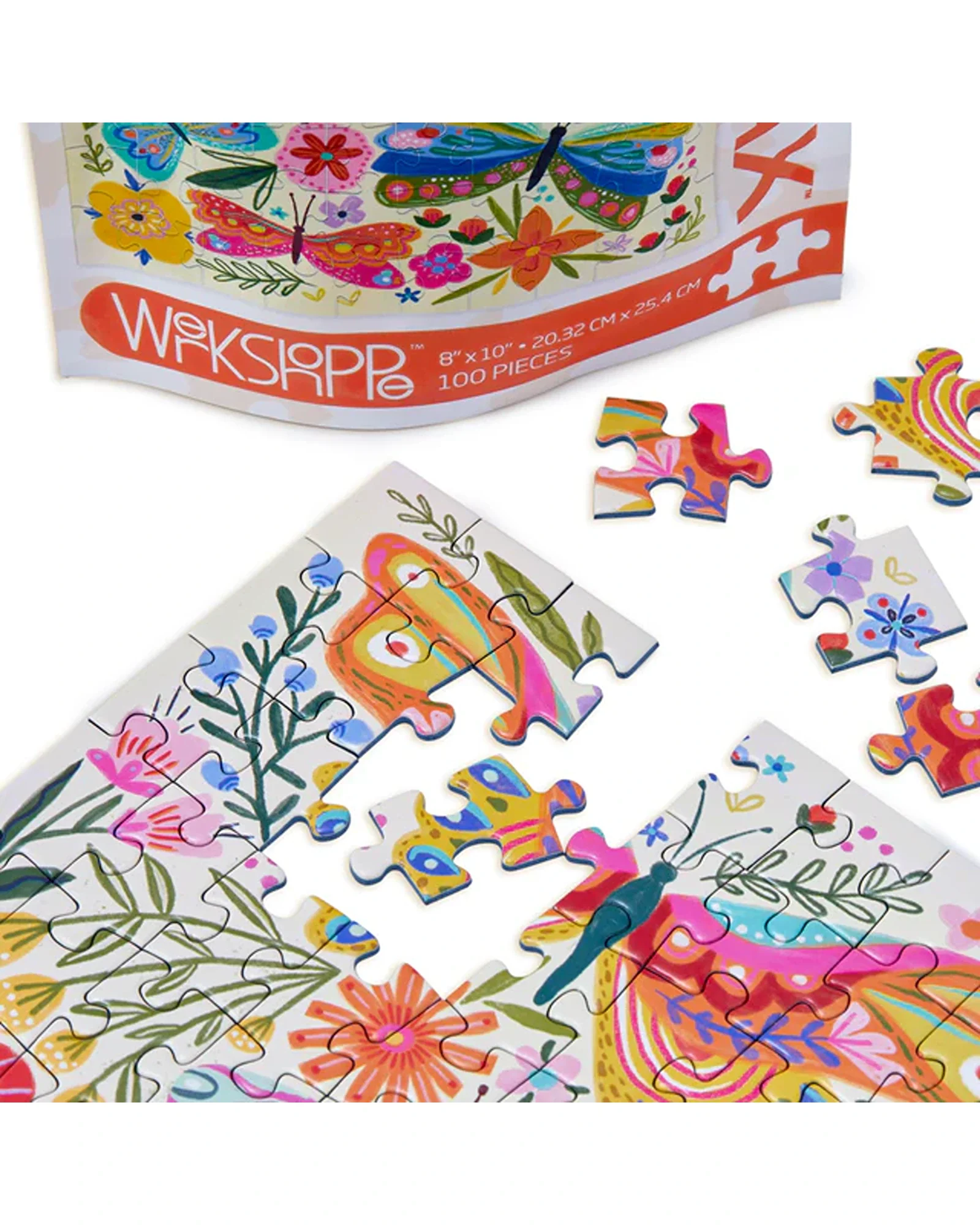 Puzzle Snax Butterflora 100PC - Image 4