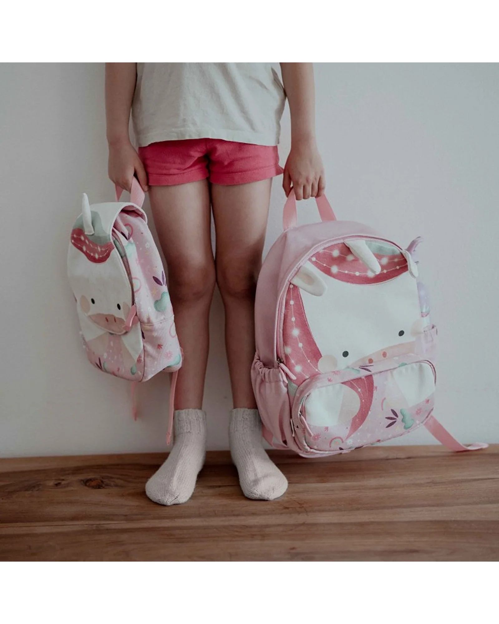 Sassi A4 Junior Cotton Backpack Sparkly The Unicorn