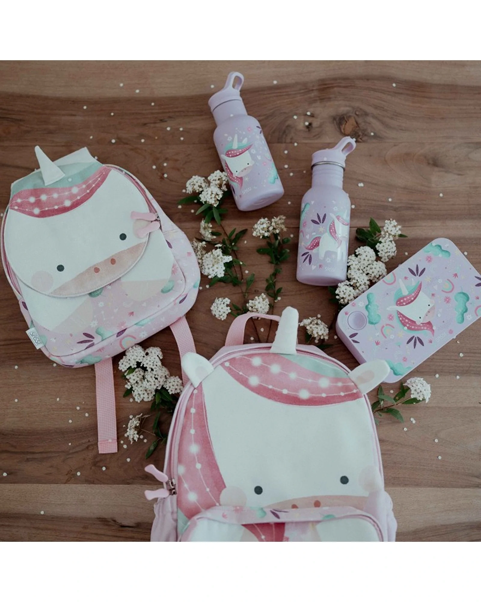 Sassi A4 Junior Cotton Backpack Sparkly The Unicorn - Image 8